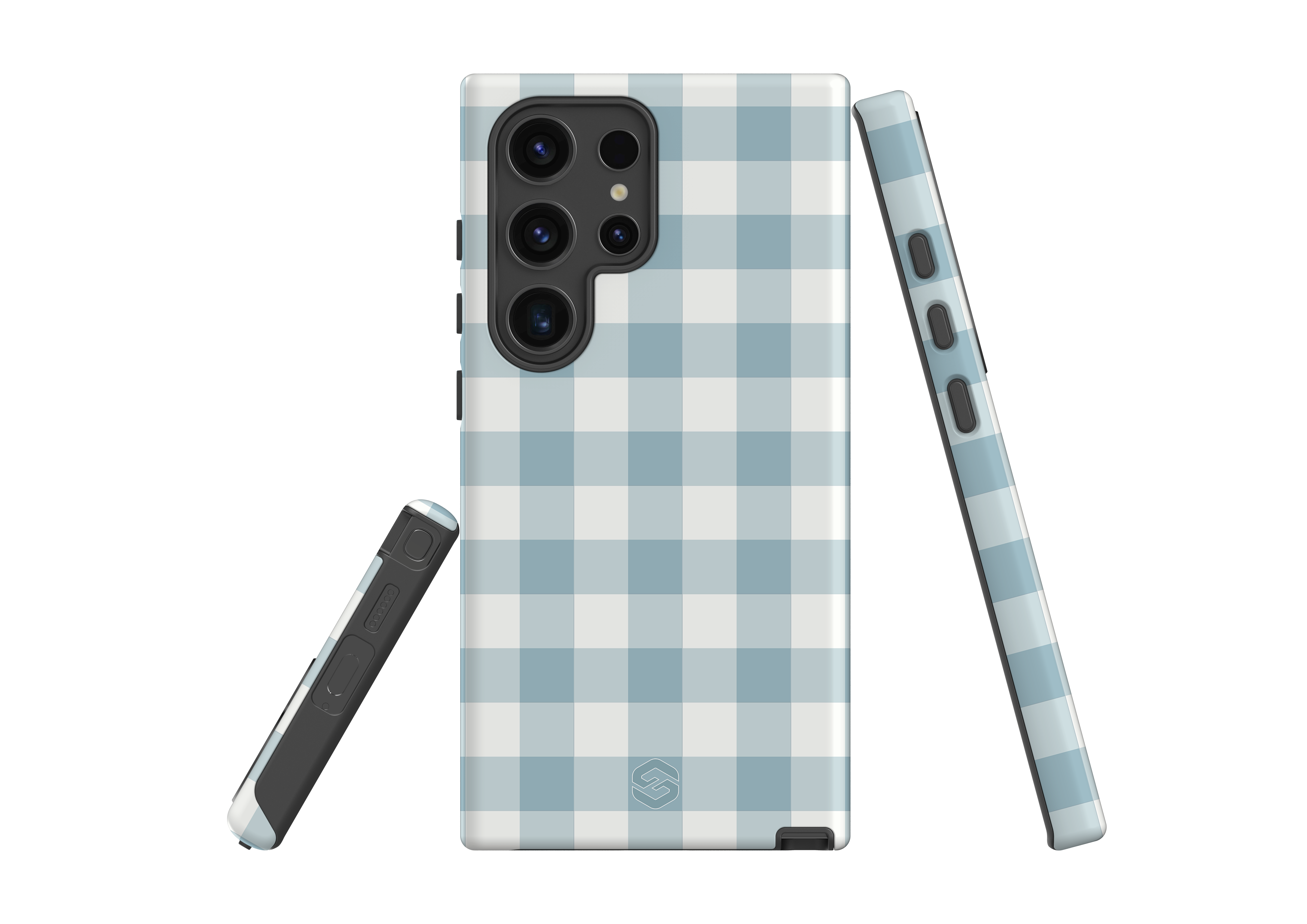 Teal Check Case - Samsung Galaxy S24 Series