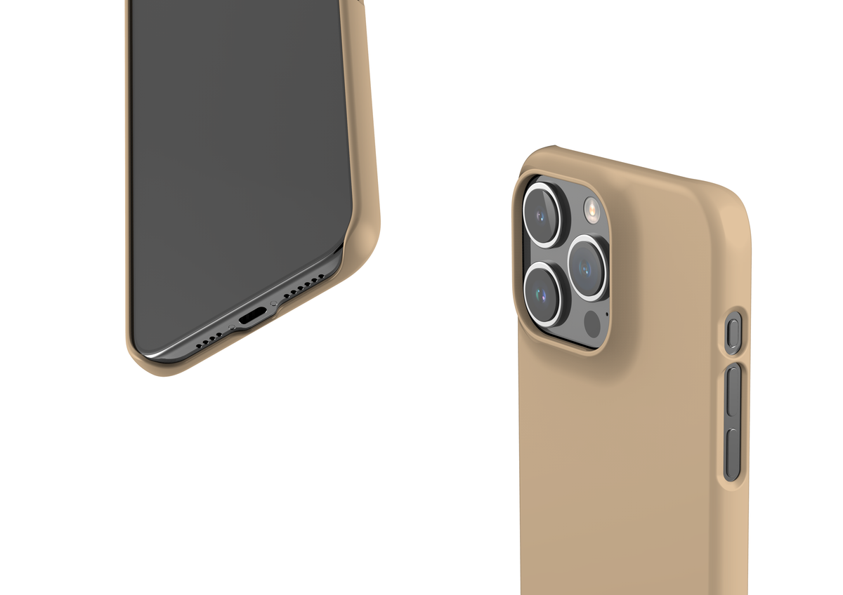Basic Brown Snap Case in Gloss - iPhone 15 Series