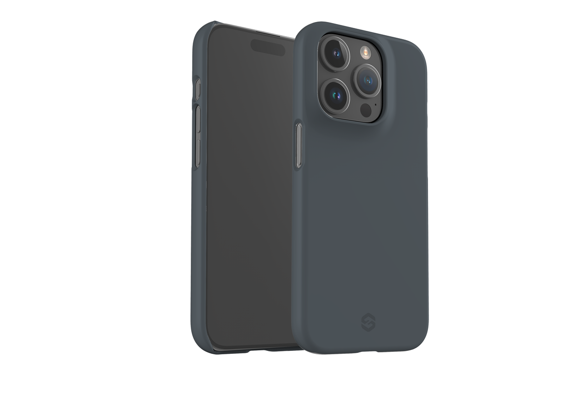 Stormy Grey Snap Case in Gloss - iPhone 15 Series