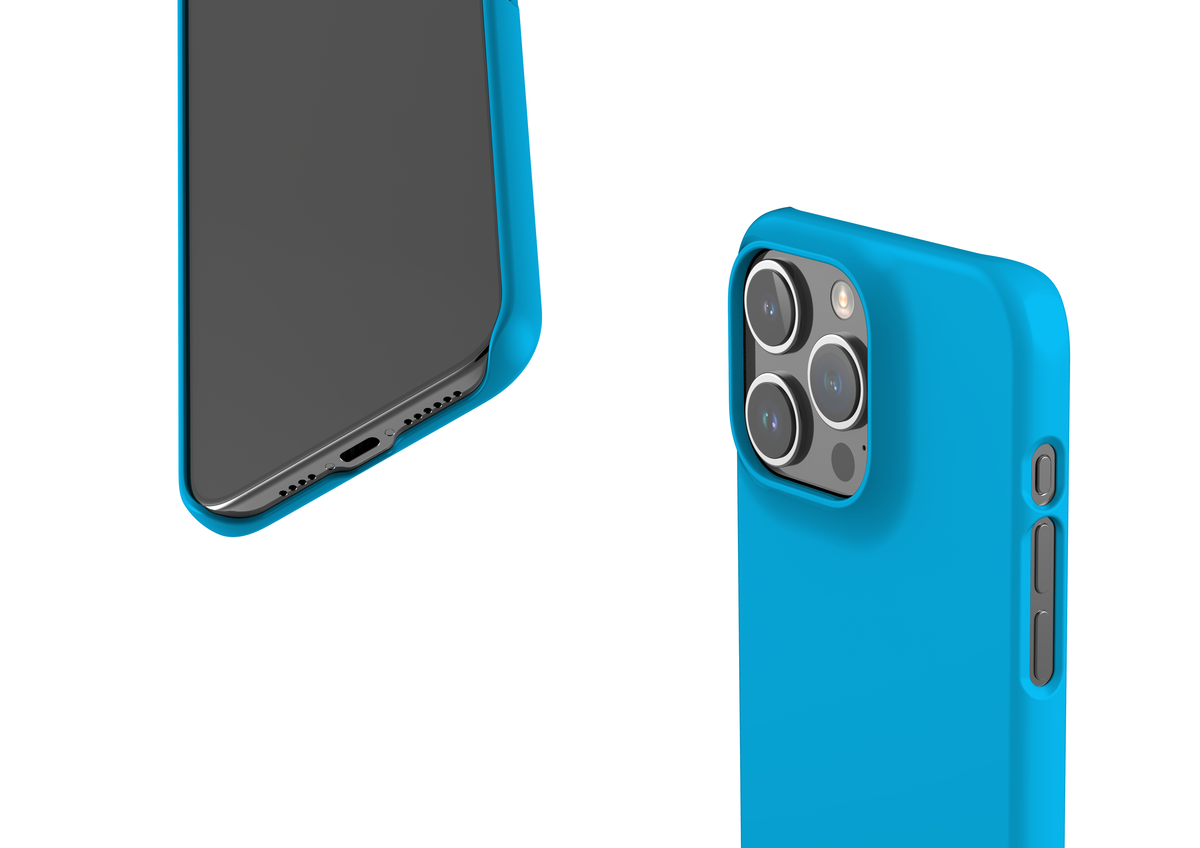 Blissful Blue Snap Case in Gloss - iPhone 15 Series