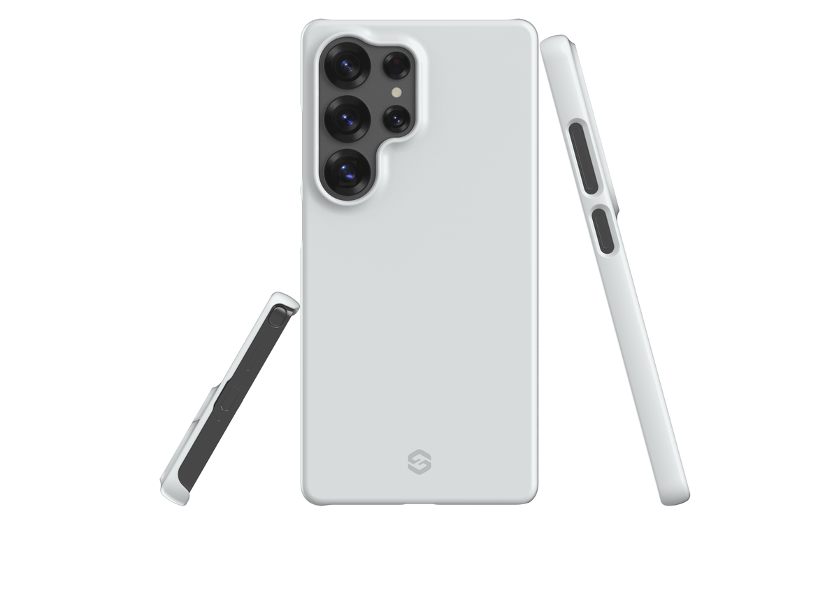 Frosty White Snap Case in Gloss - Samsung Galaxy S25 Series