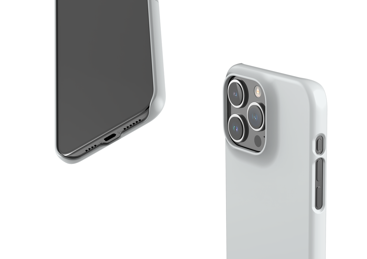 Frosty White Snap Case in Gloss - iPhone 15 Series