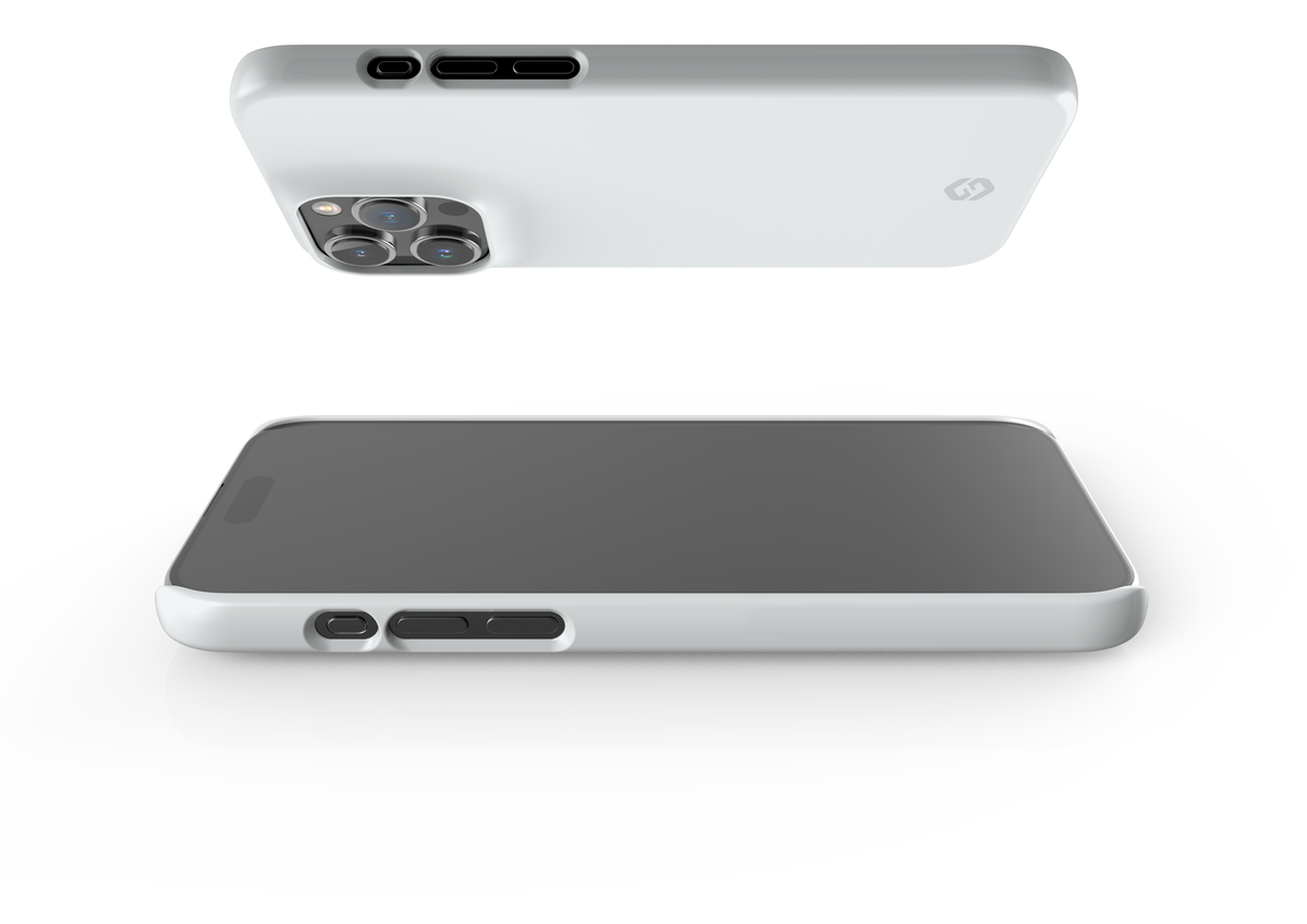 Frosty White Snap Case in Gloss - iPhone 15 Series