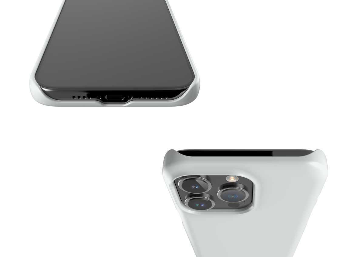 Frosty White Snap Case in Gloss - iPhone 15 Series