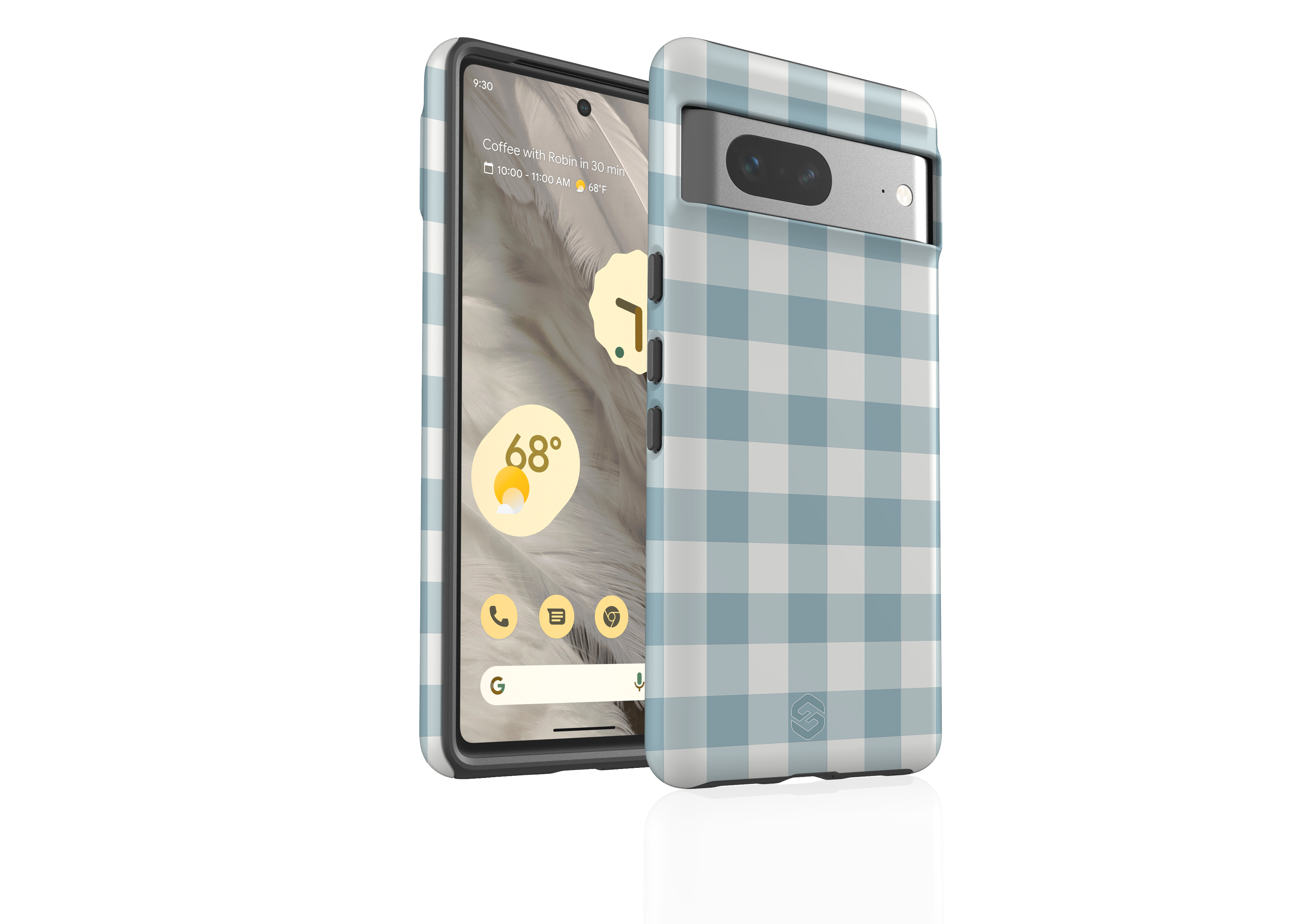 Teal Check Case - Google Pixel Series