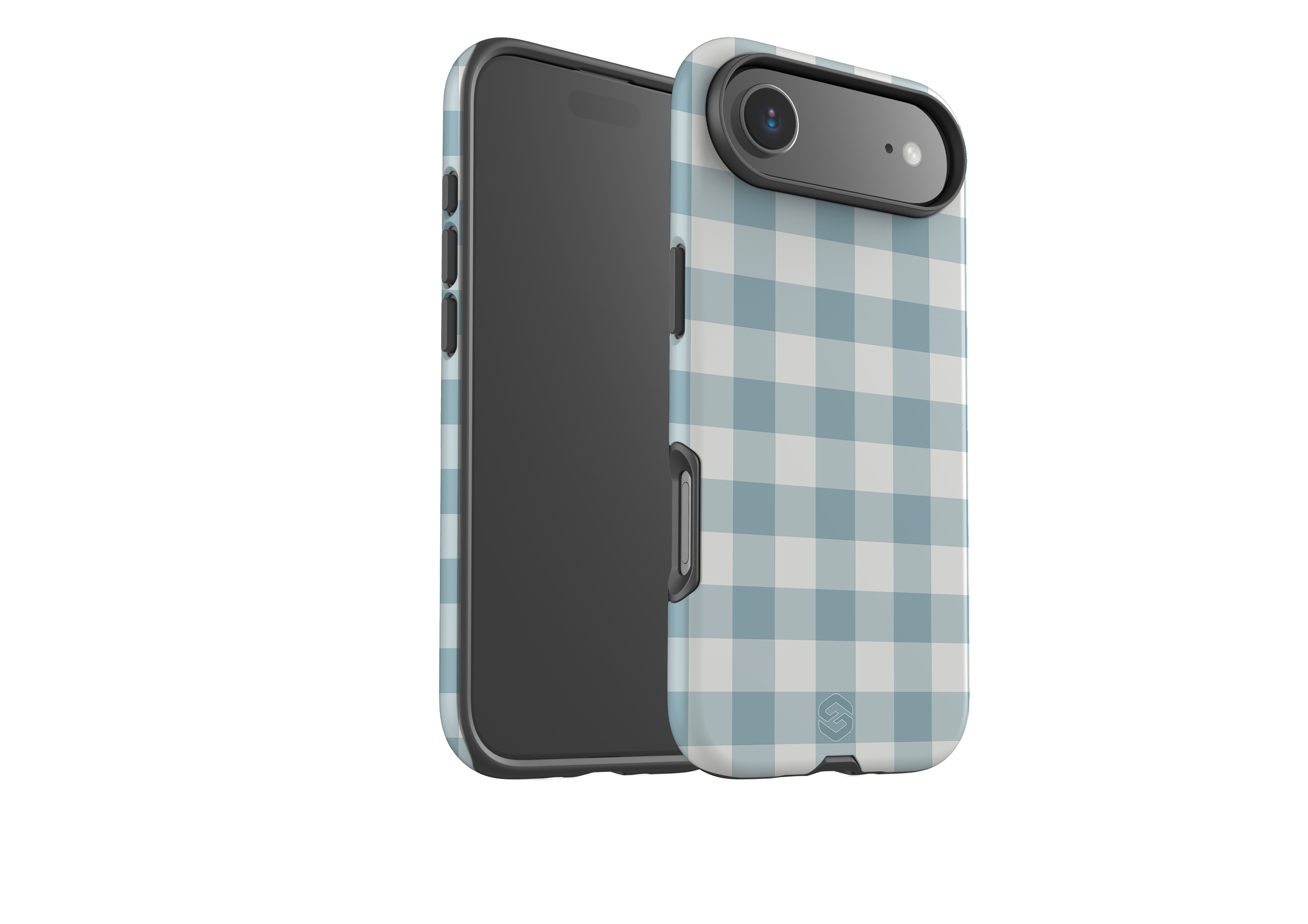 Teal Check Case - iPhone 17 Series