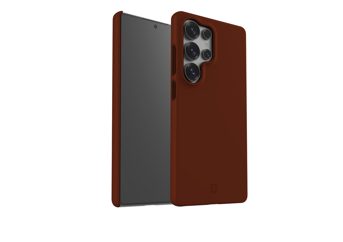 Basic Brown Snap Case in Gloss - Samsung Galaxy S25 Series