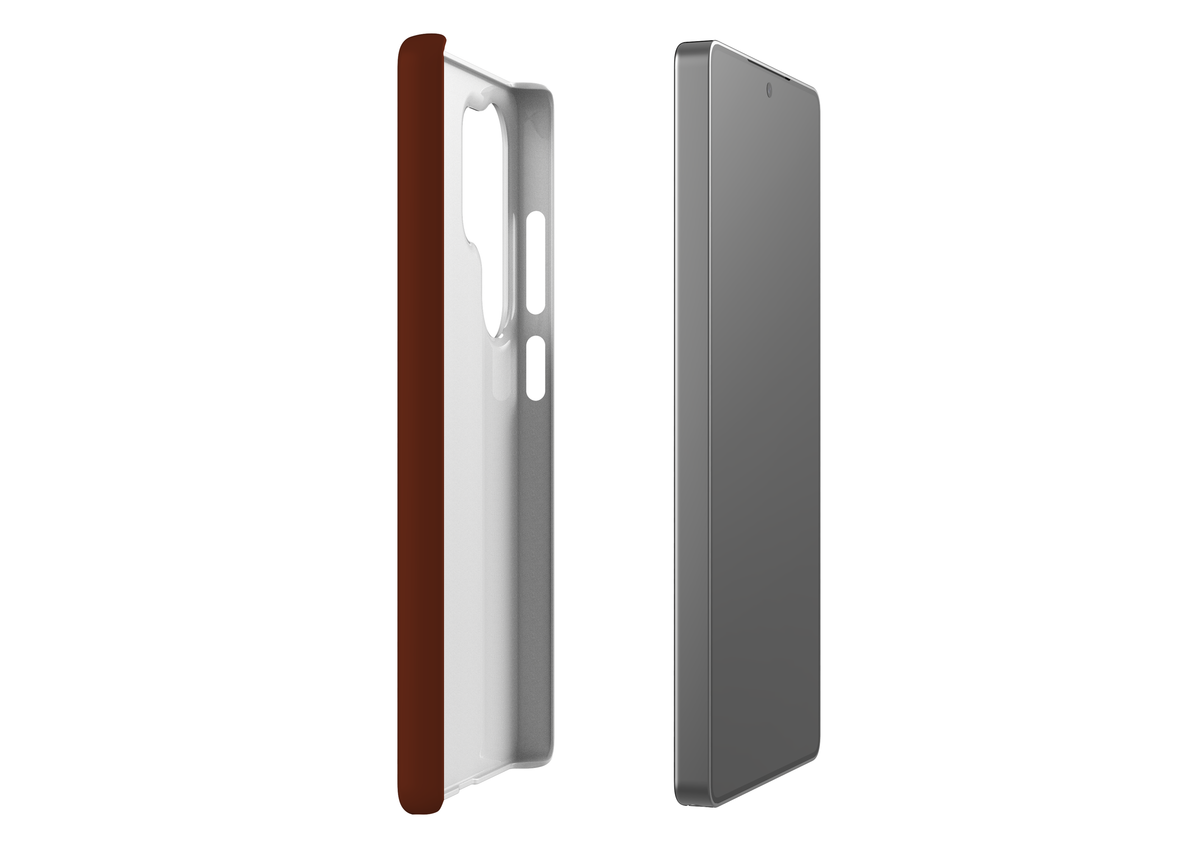 Basic Brown Snap Case in Gloss - Samsung Galaxy S25 Series