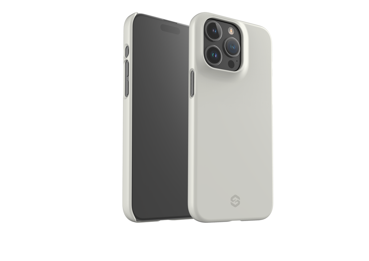 Frosty White Snap Case in Gloss - iPhone 15 Series