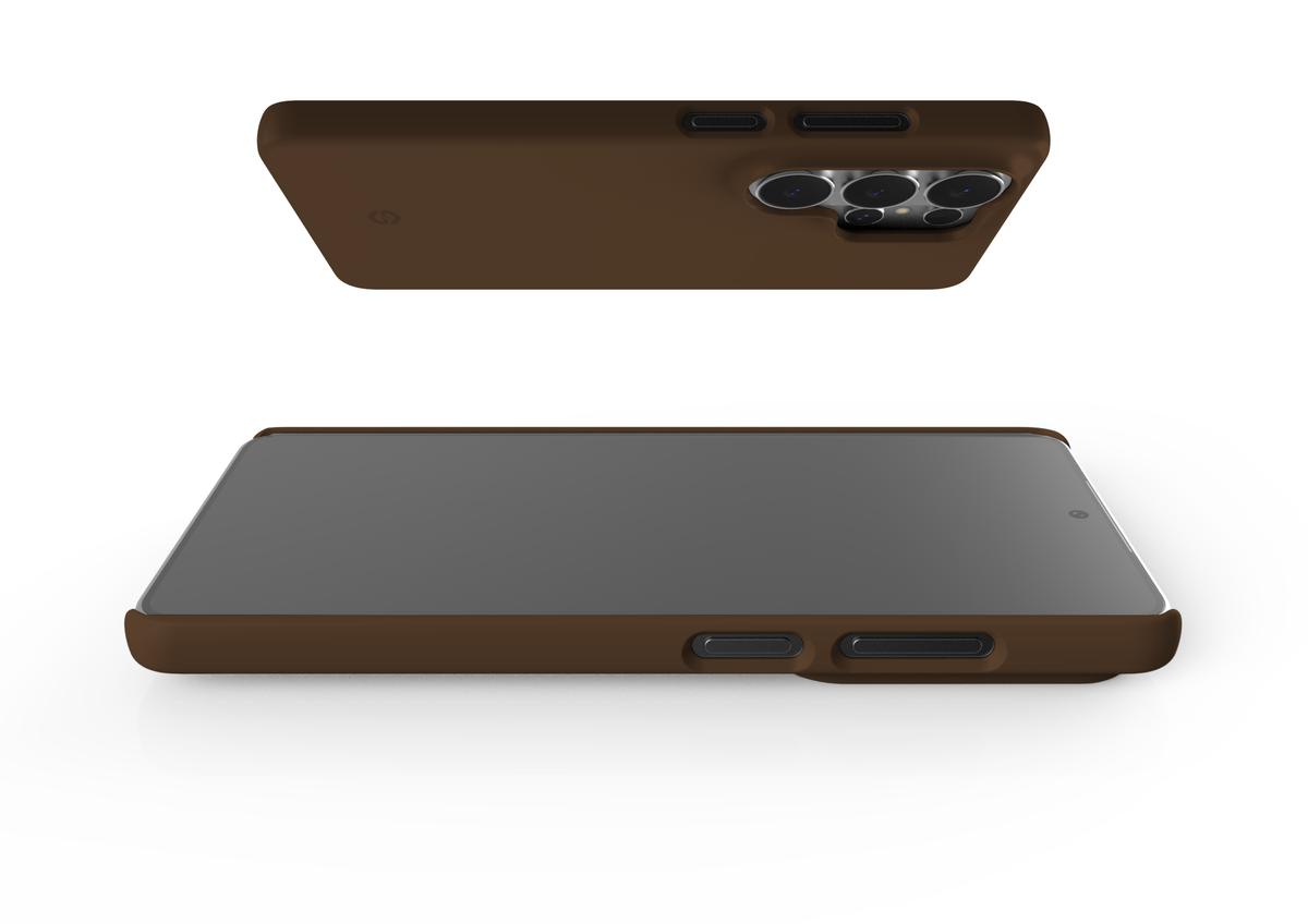 Basic Brown Snap Case in Gloss - Samsung Galaxy S26 Series