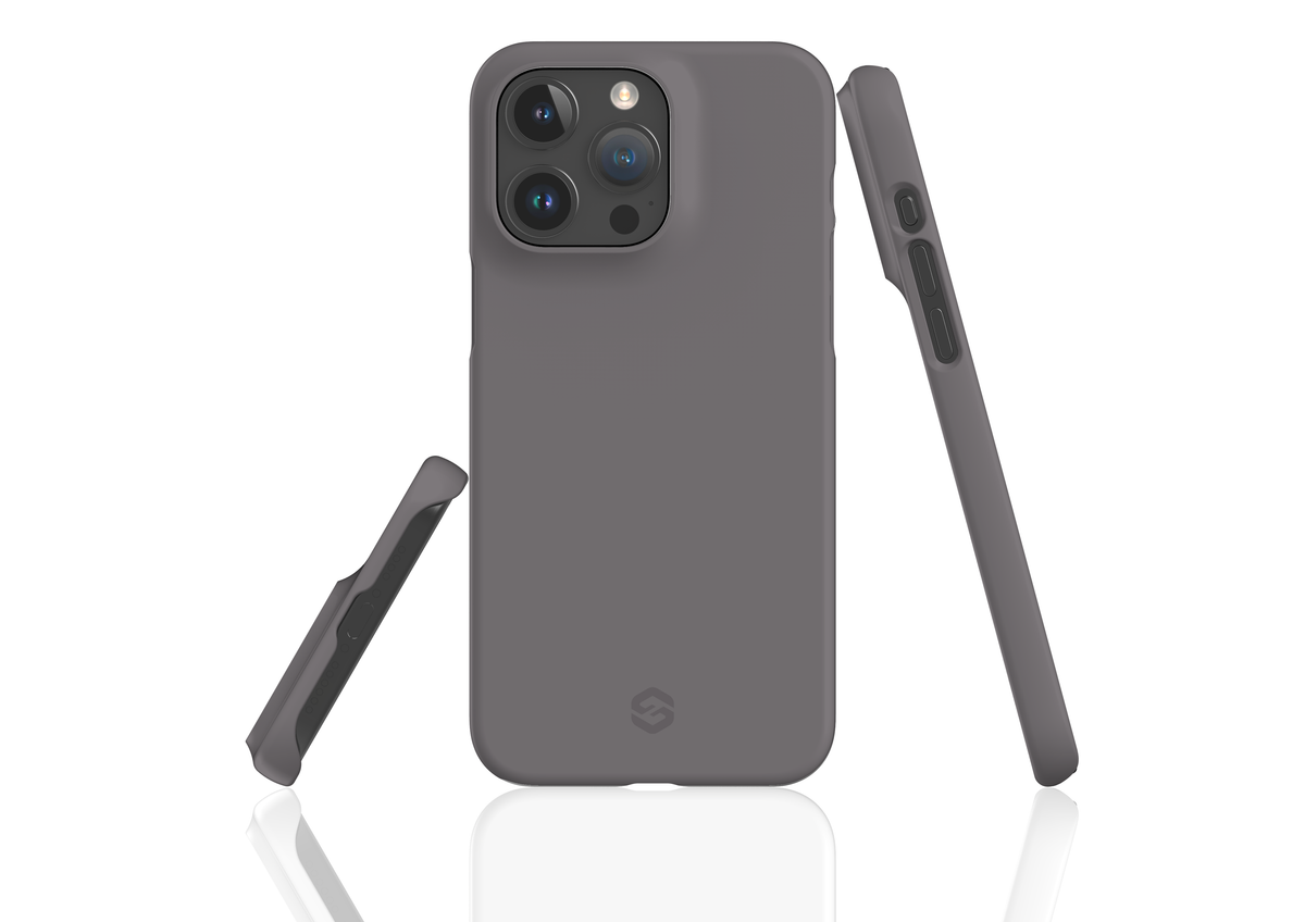 Stormy Grey Snap Case in Gloss - iPhone 15 Series