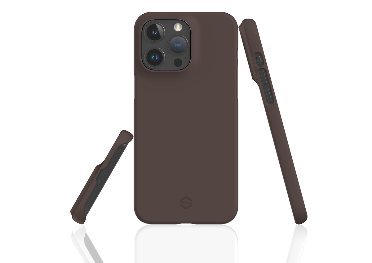 Basic Brown Snap Case in Gloss - iPhone 15 Series