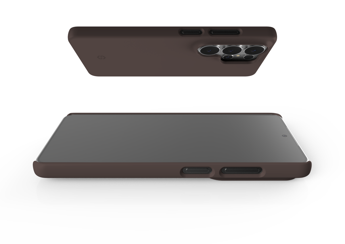 Basic Brown Snap Case in Gloss - Samsung Galaxy S26 Series