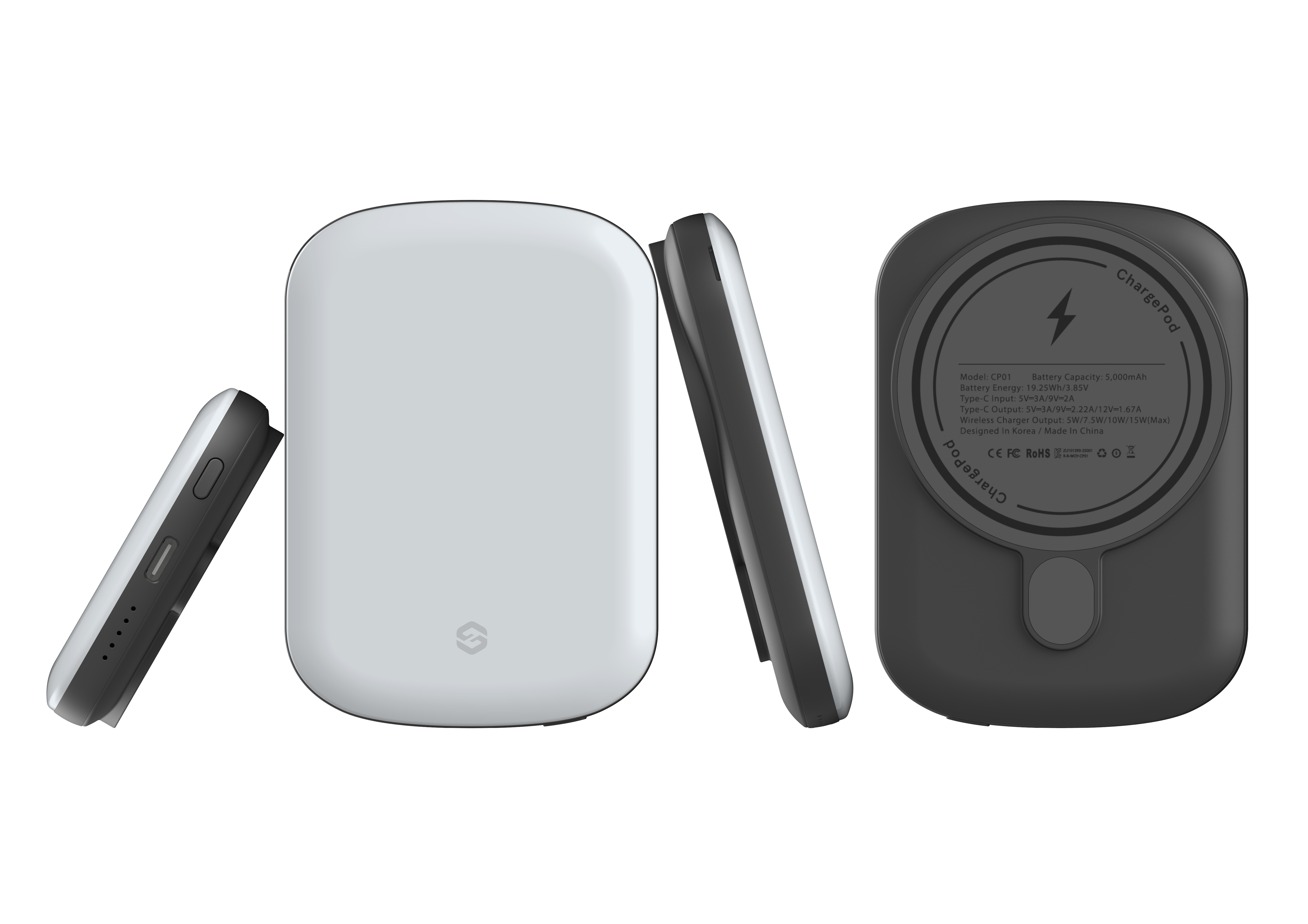 Frosty White MagSafe Power Bank