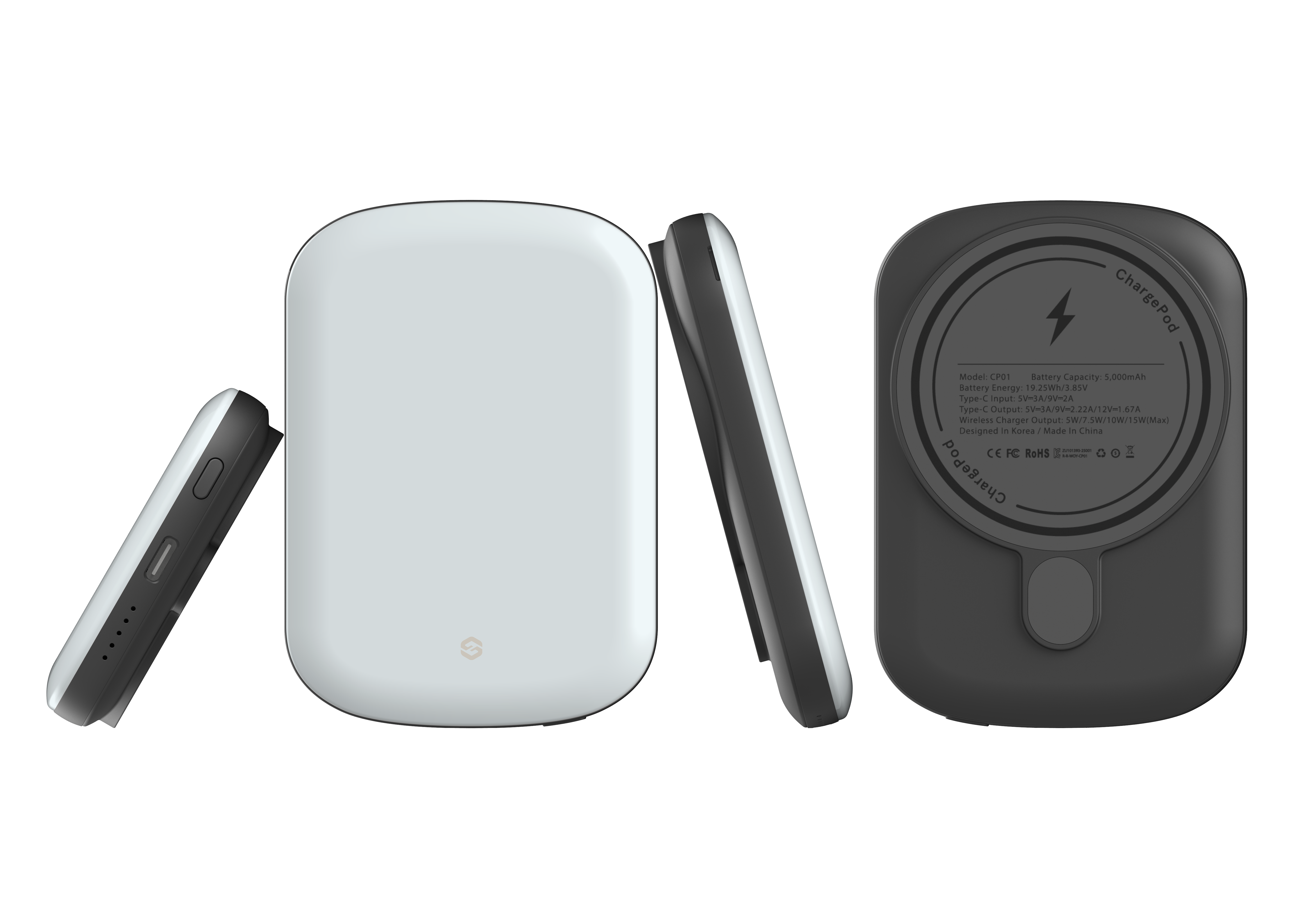 Frosty White MagSafe Power Bank