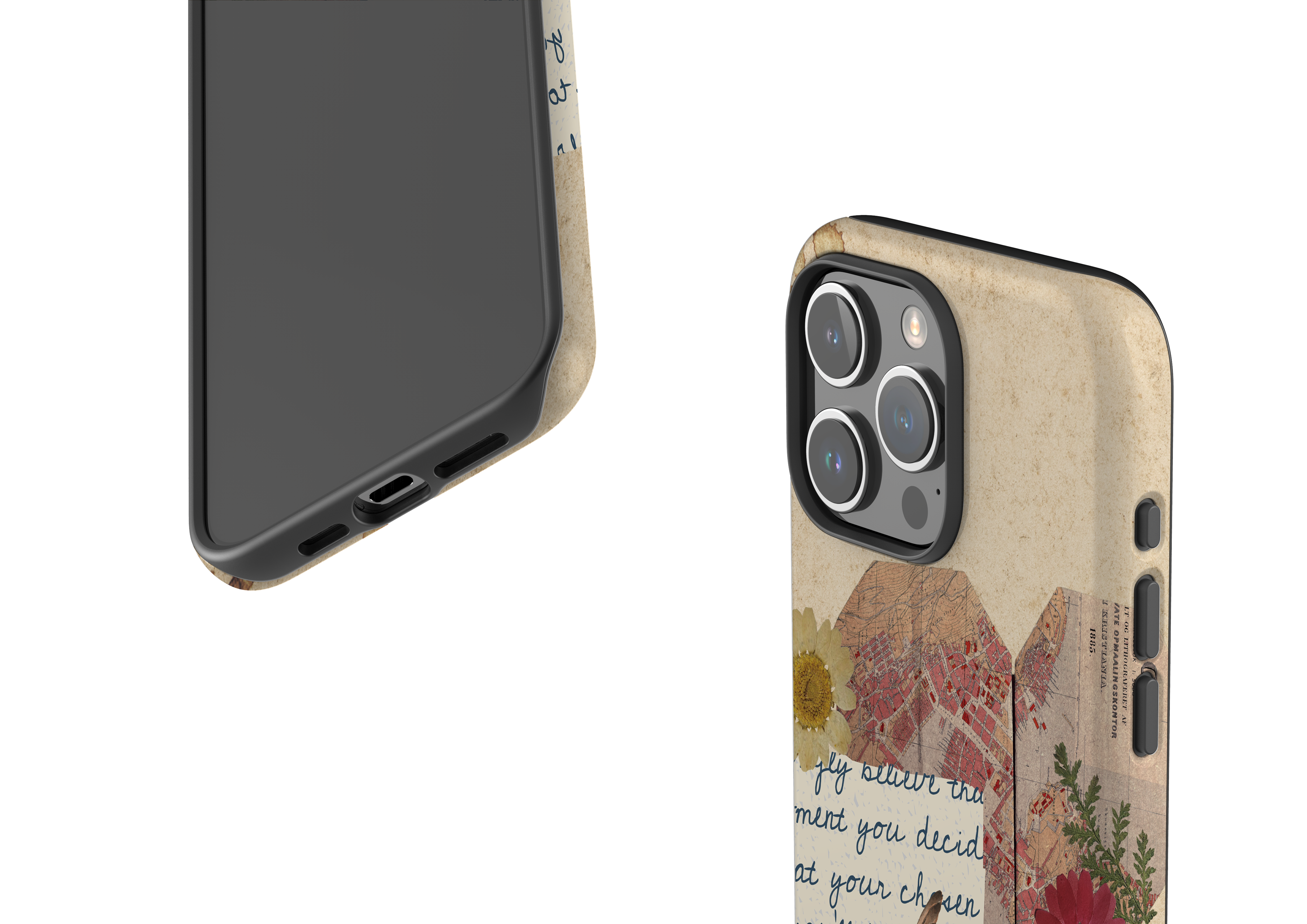 Vintage Journal Case - iPhone 15 Series