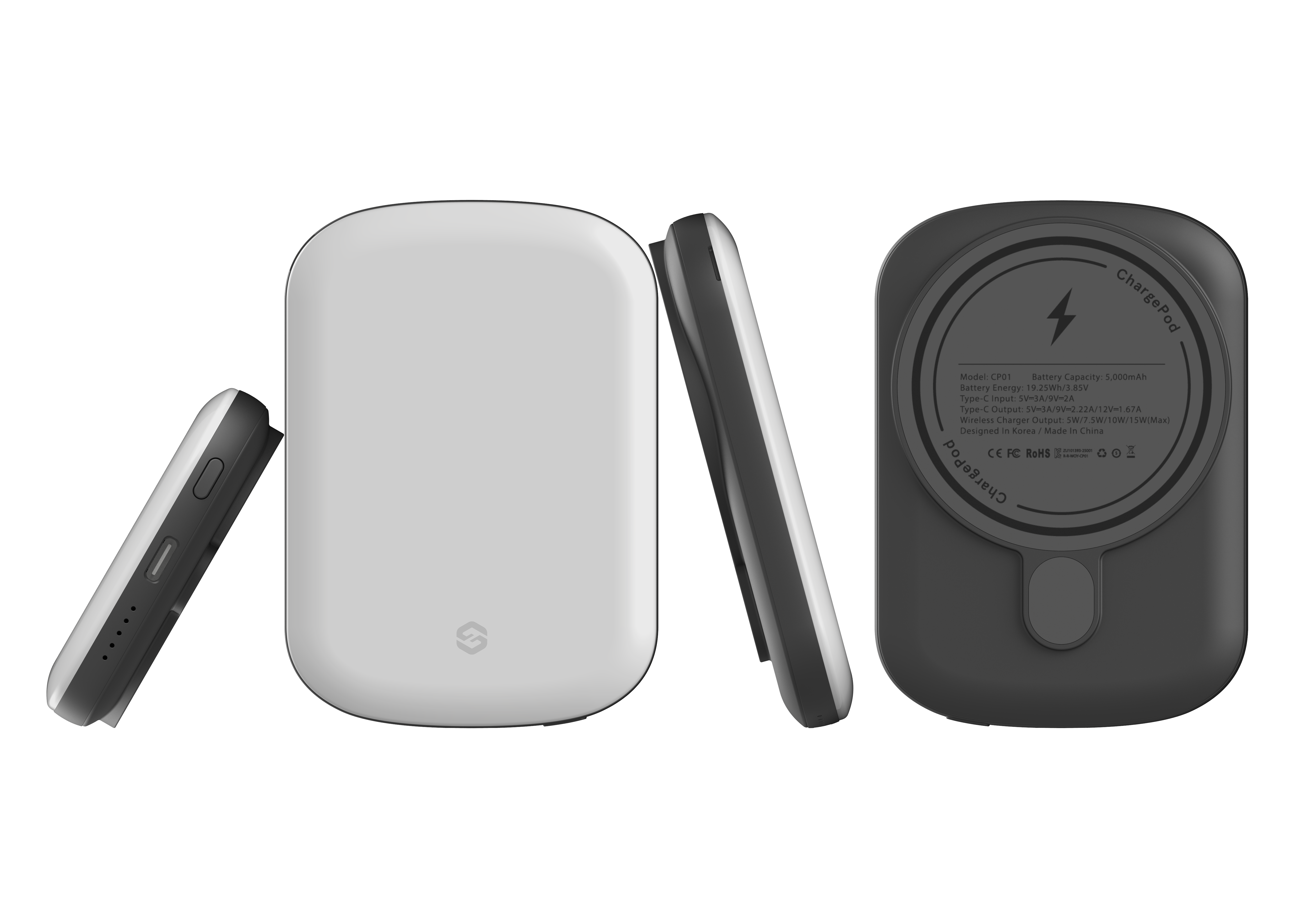 Frosty White MagSafe Power Bank