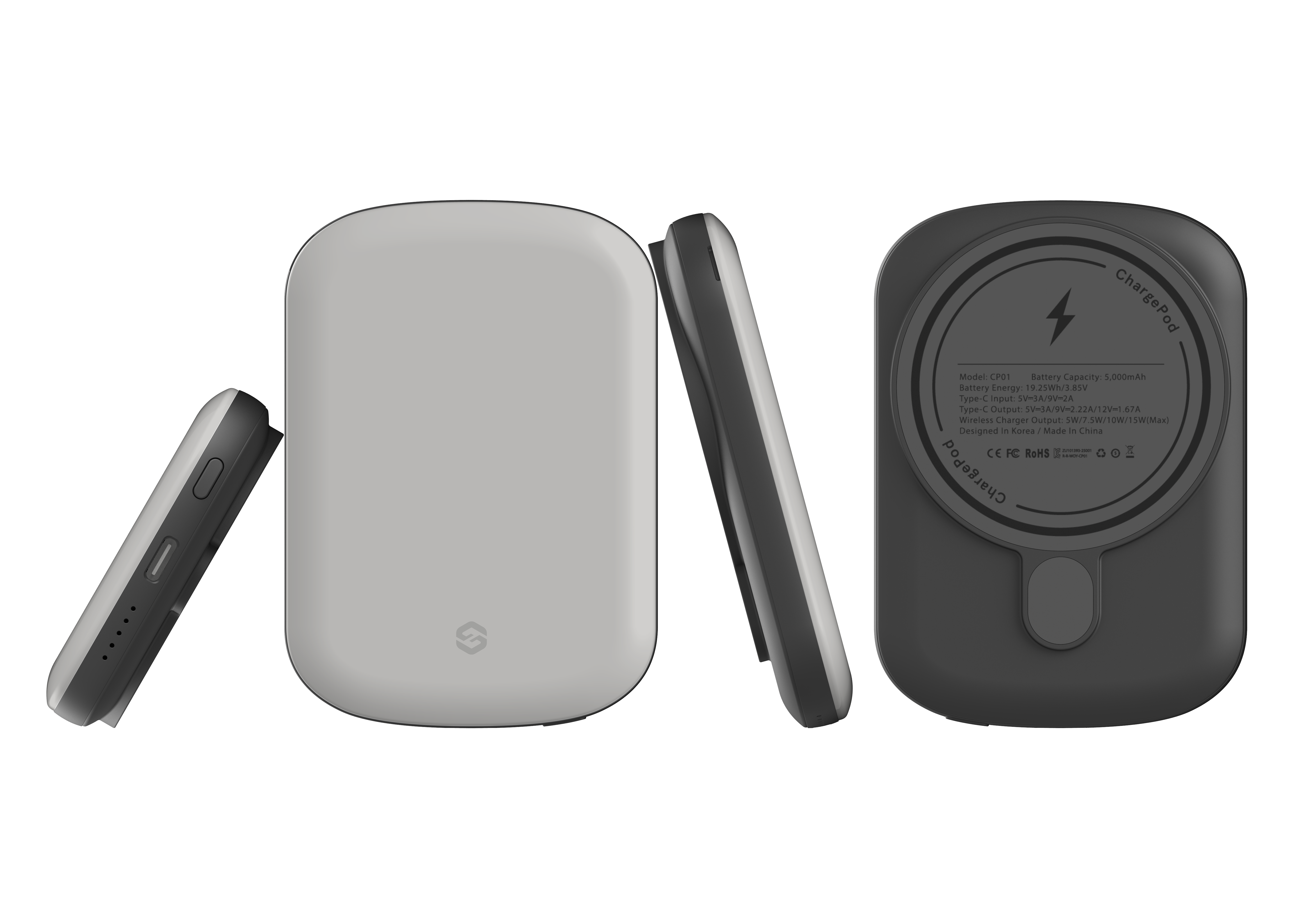 Stormy Grey MagSafe Power Bank