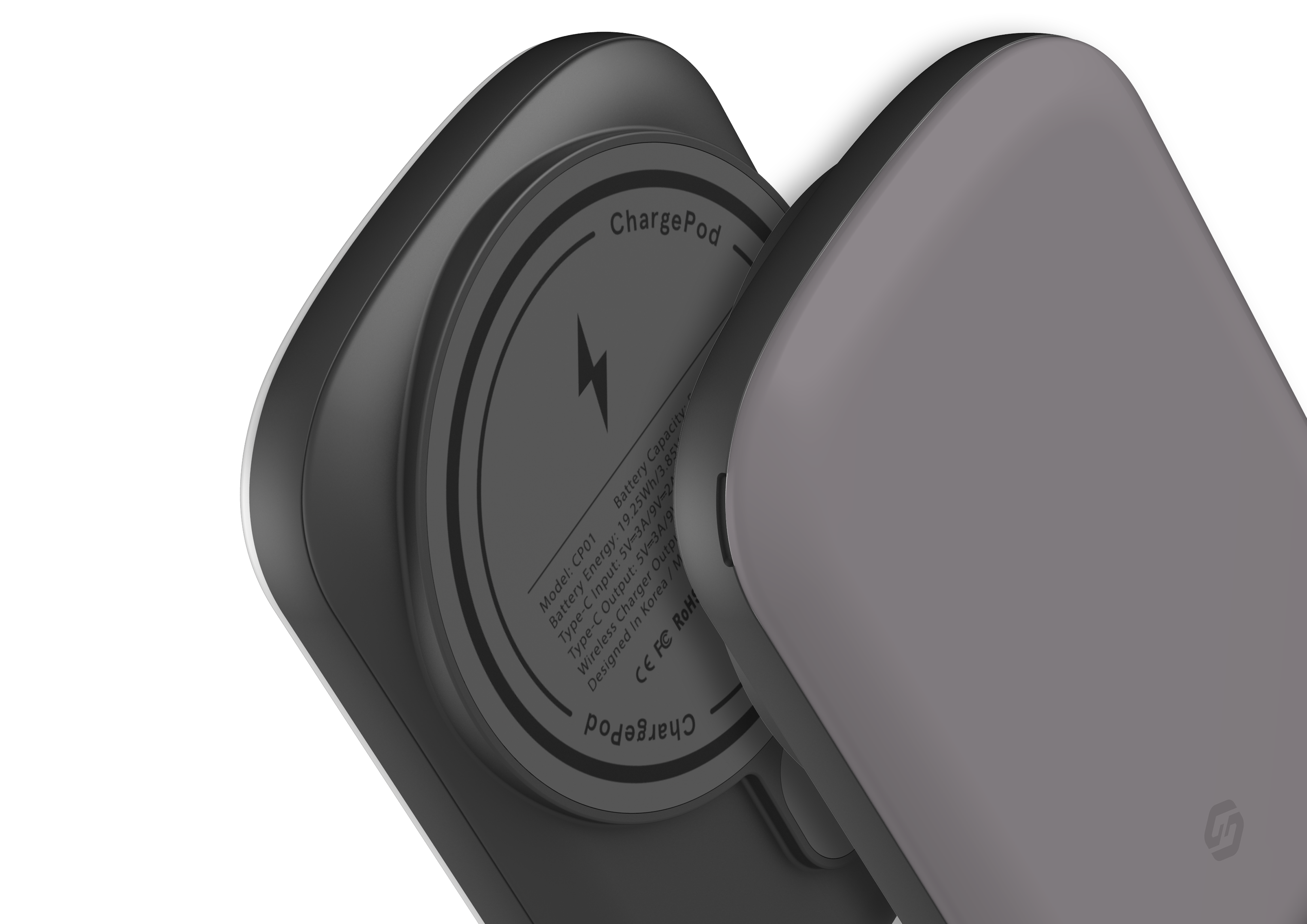 Stormy Grey MagSafe Power Bank