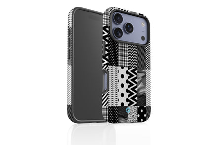 Noir Patchwork Case - iPhone 17 Series