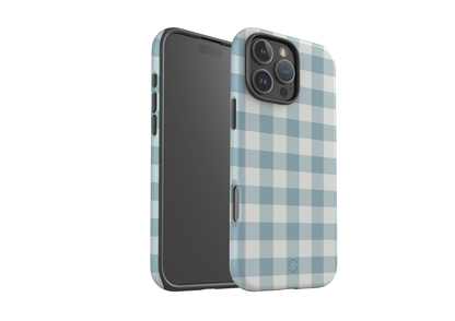 Teal Check Case - iPhone 16 Series
