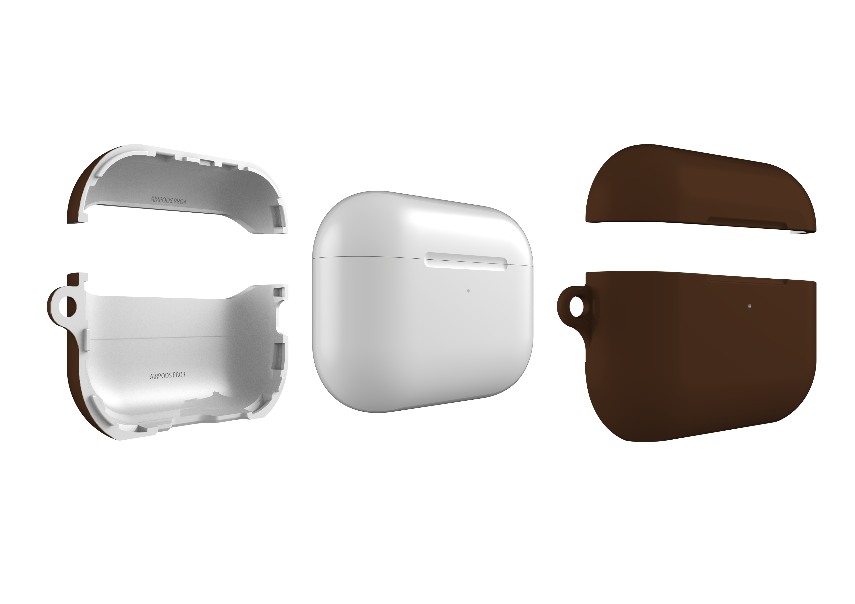 Basic Brown AirPods Pro 3 Case