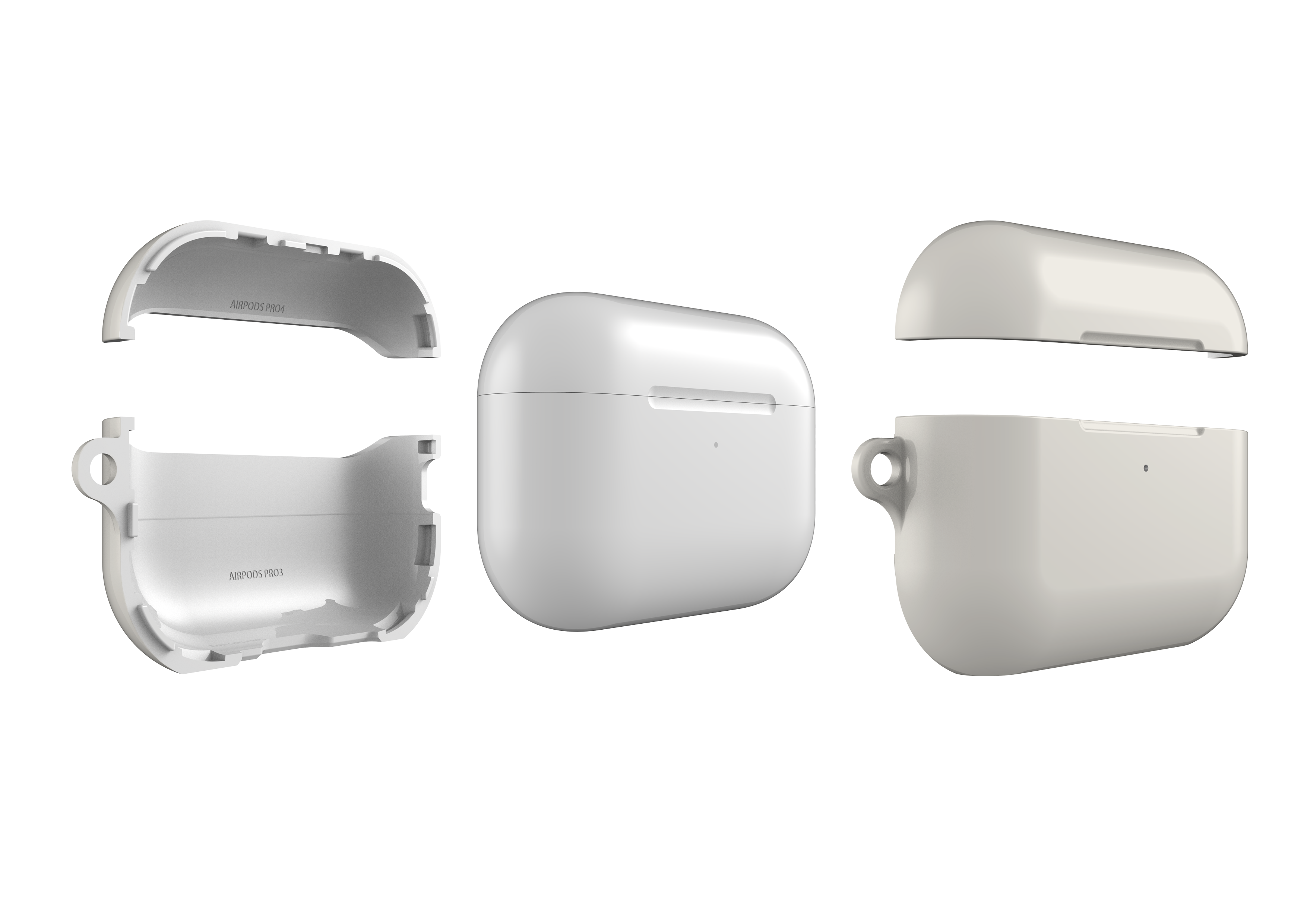 Frosty White AirPods Pro 3 Case