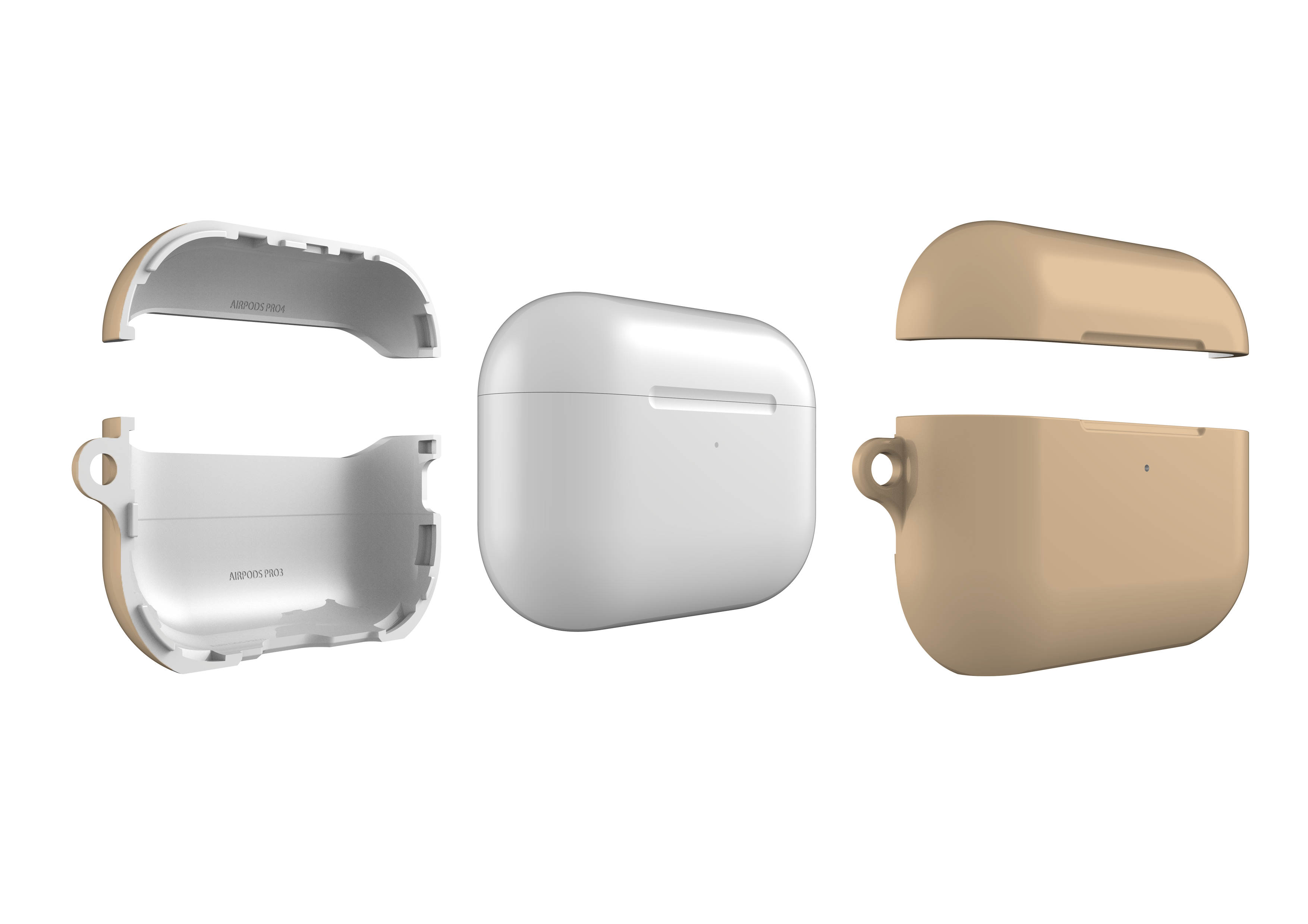 Basic Brown AirPods Pro 3 Case