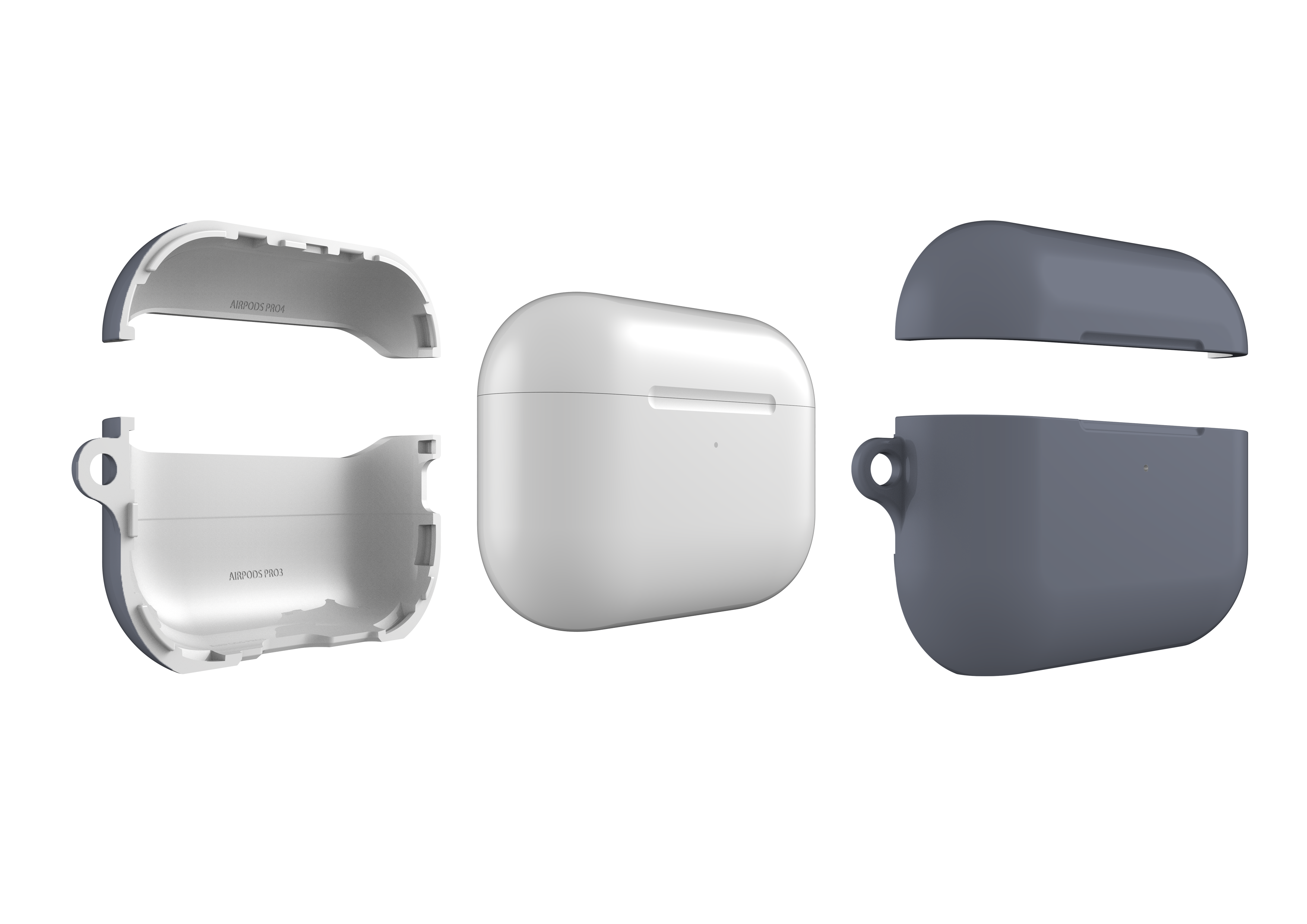 Stormy Grey AirPods Pro 3 Case