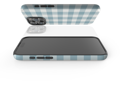 Teal Check Case - iPhone 16 Series