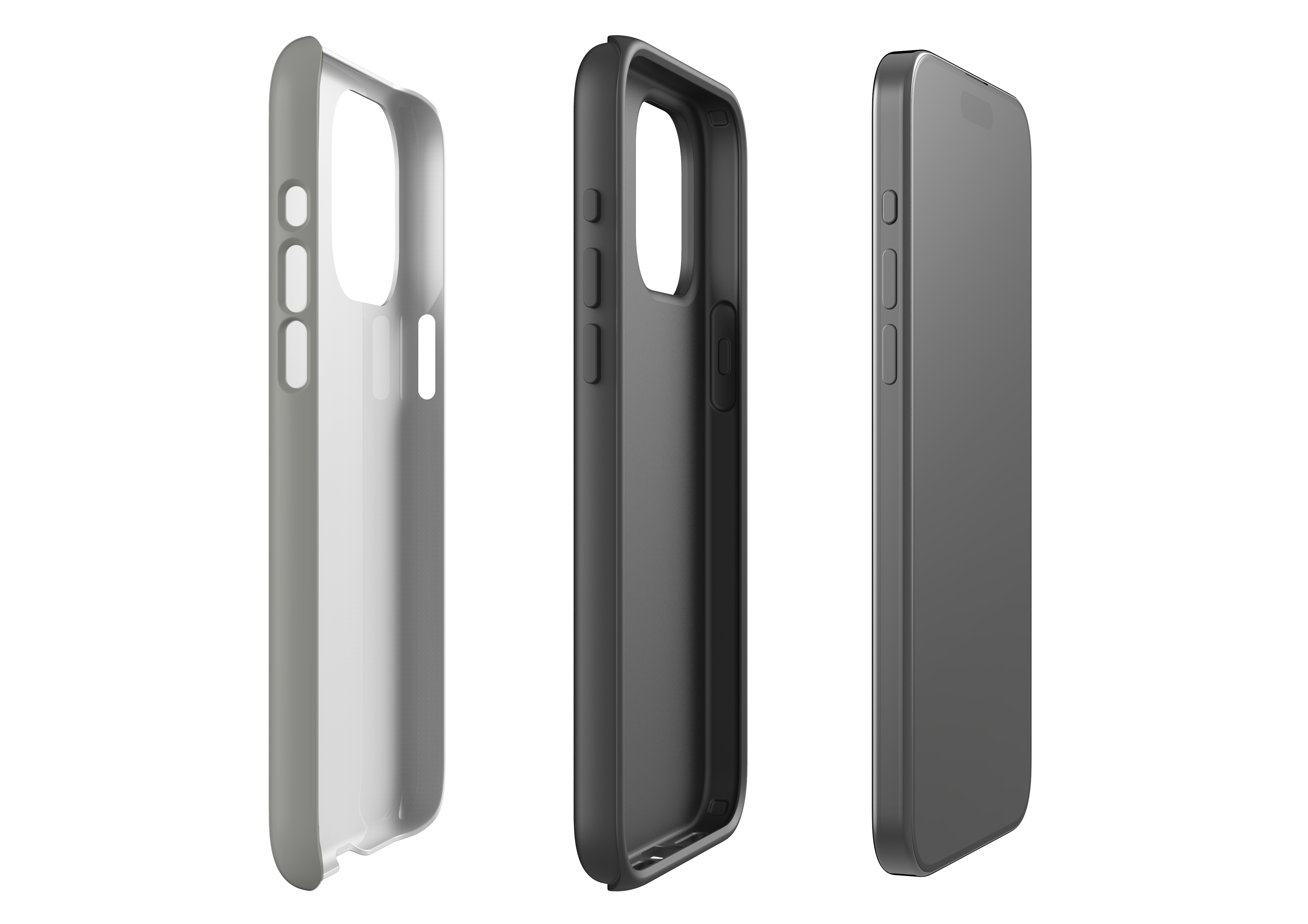 Stormy Grey Case - iPhone 15 Series