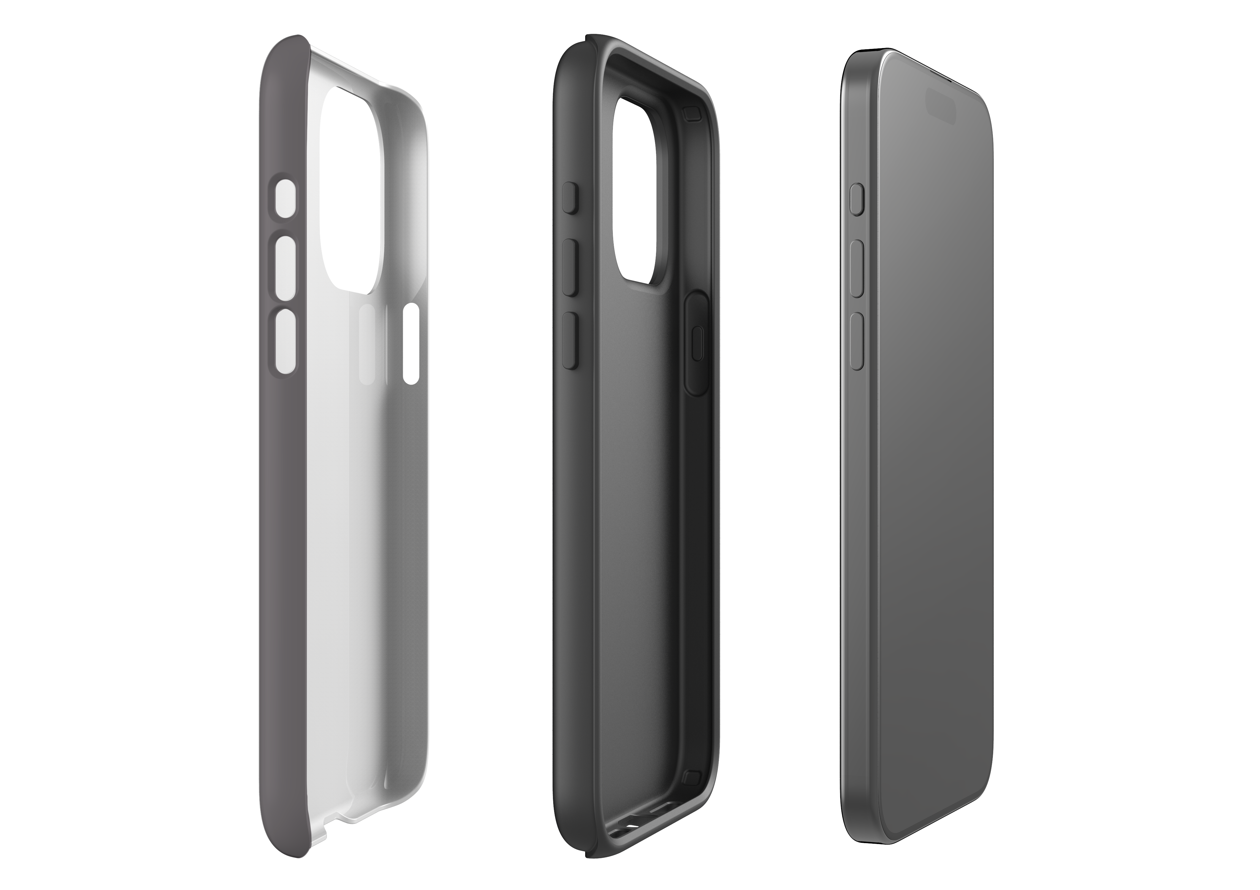 Stormy Grey Case - iPhone 15 Series
