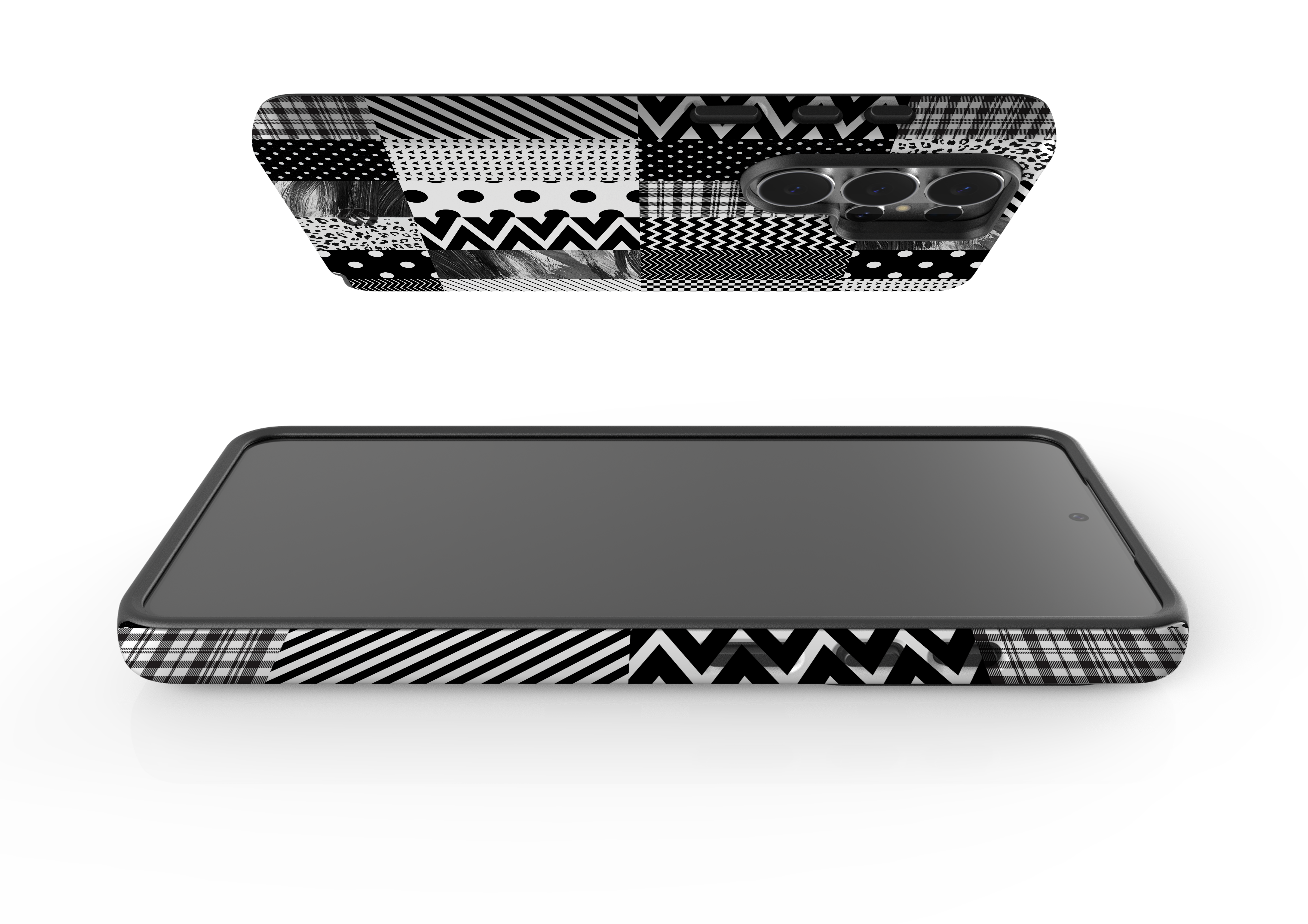Noir Patchwork Case - Samsung Galaxy S26 Series