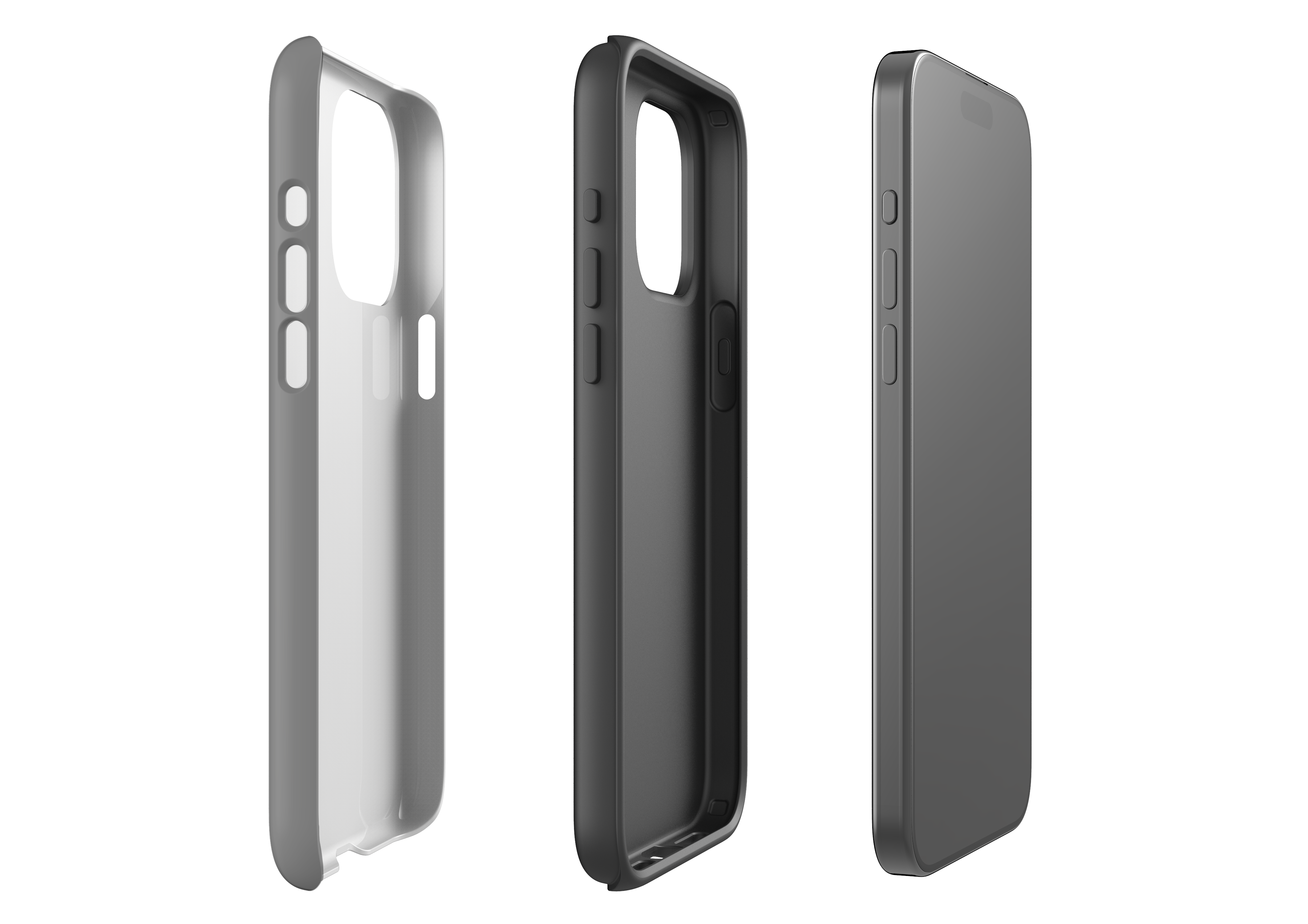 Stormy Grey Case - iPhone 15 Series