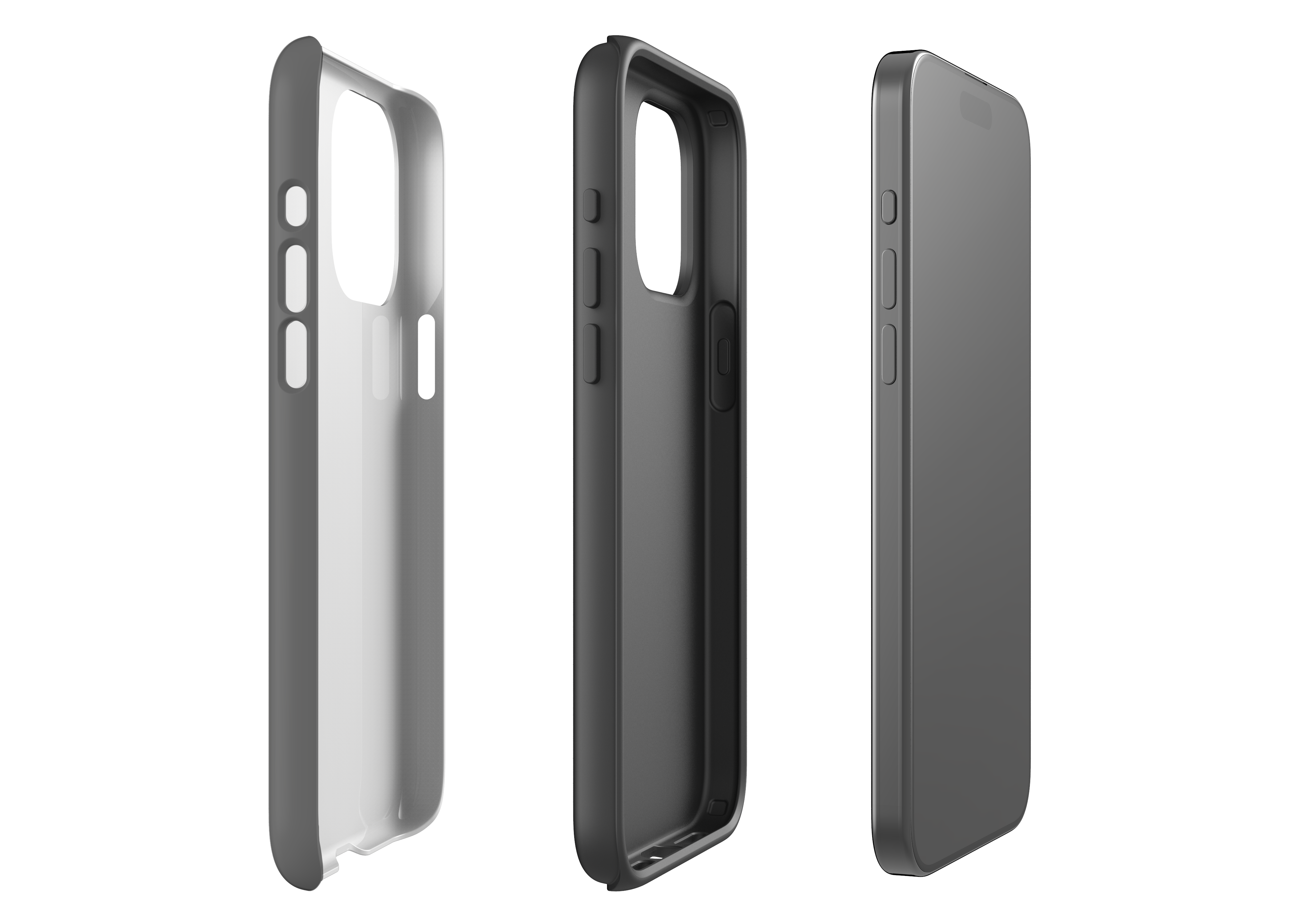 Stormy Grey Case - iPhone 15 Series