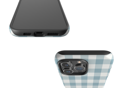 Teal Check Case - iPhone 16 Series