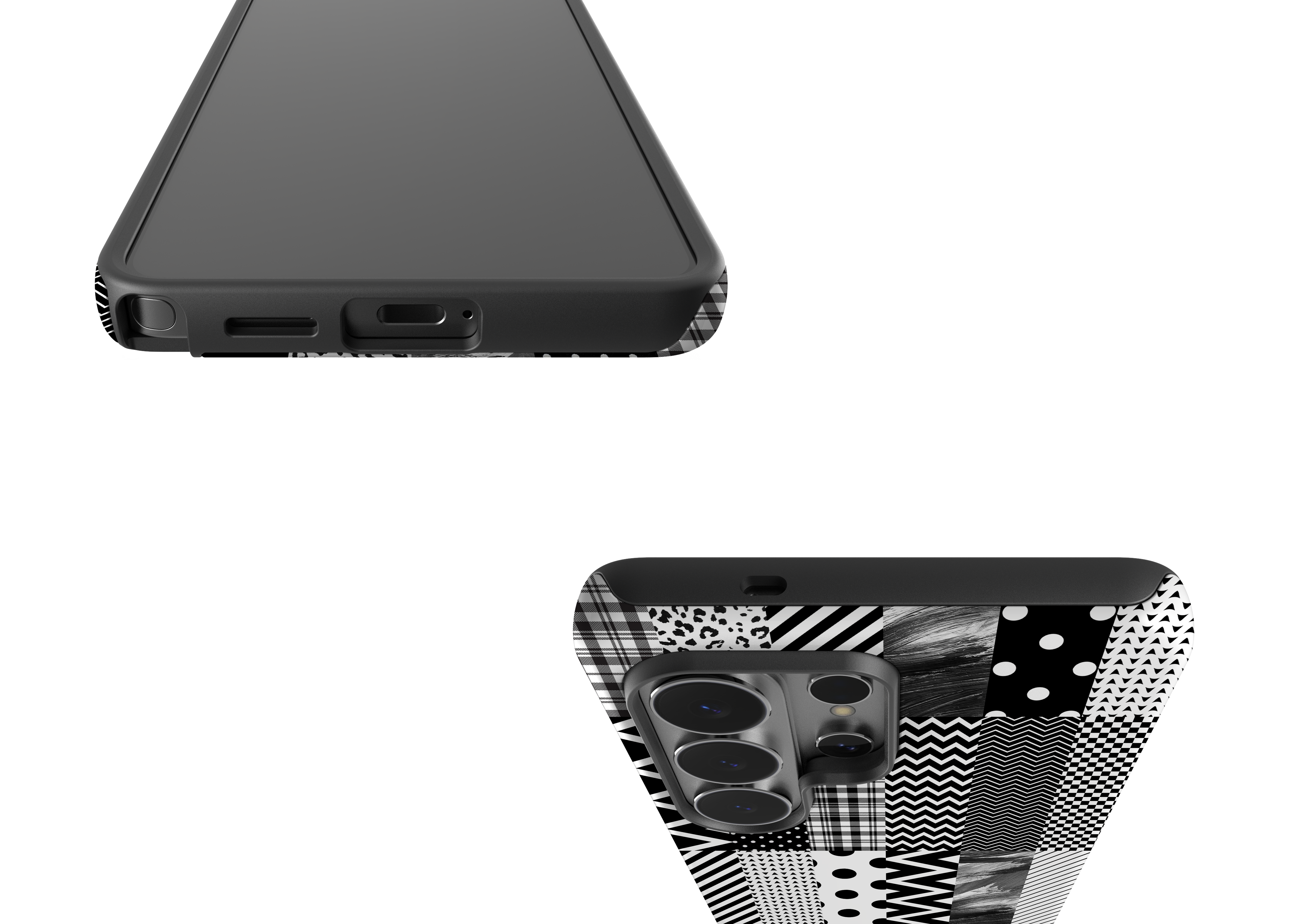 Noir Patchwork Case - Samsung Galaxy S26 Series