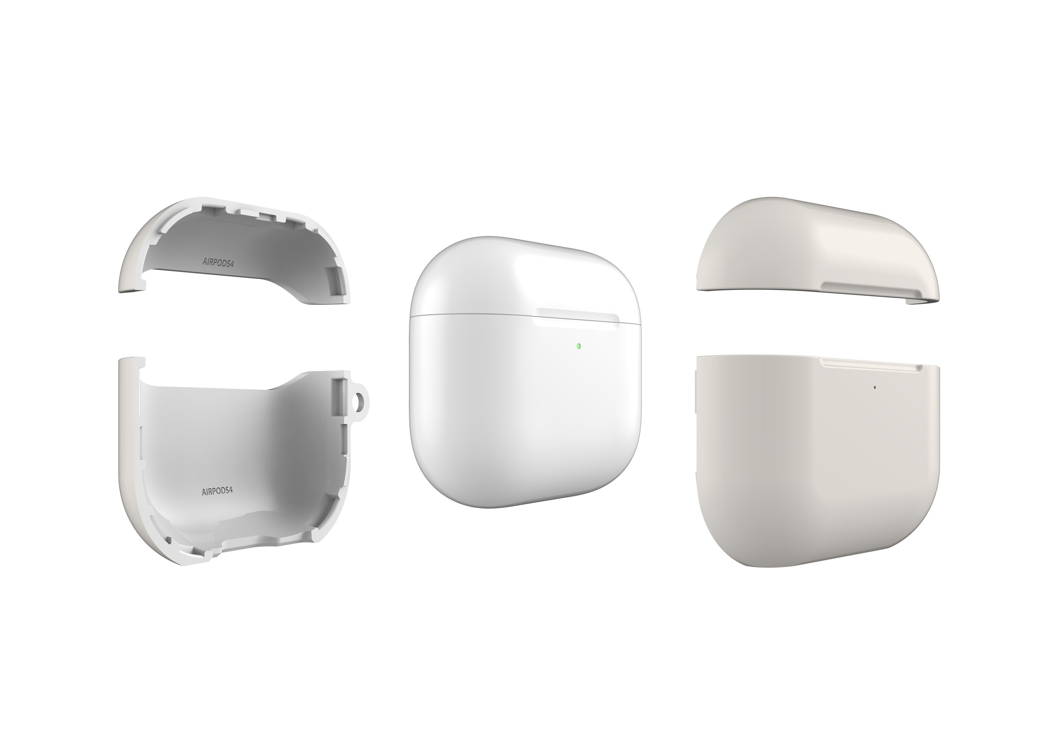 Frosty White AirPods 4 Case