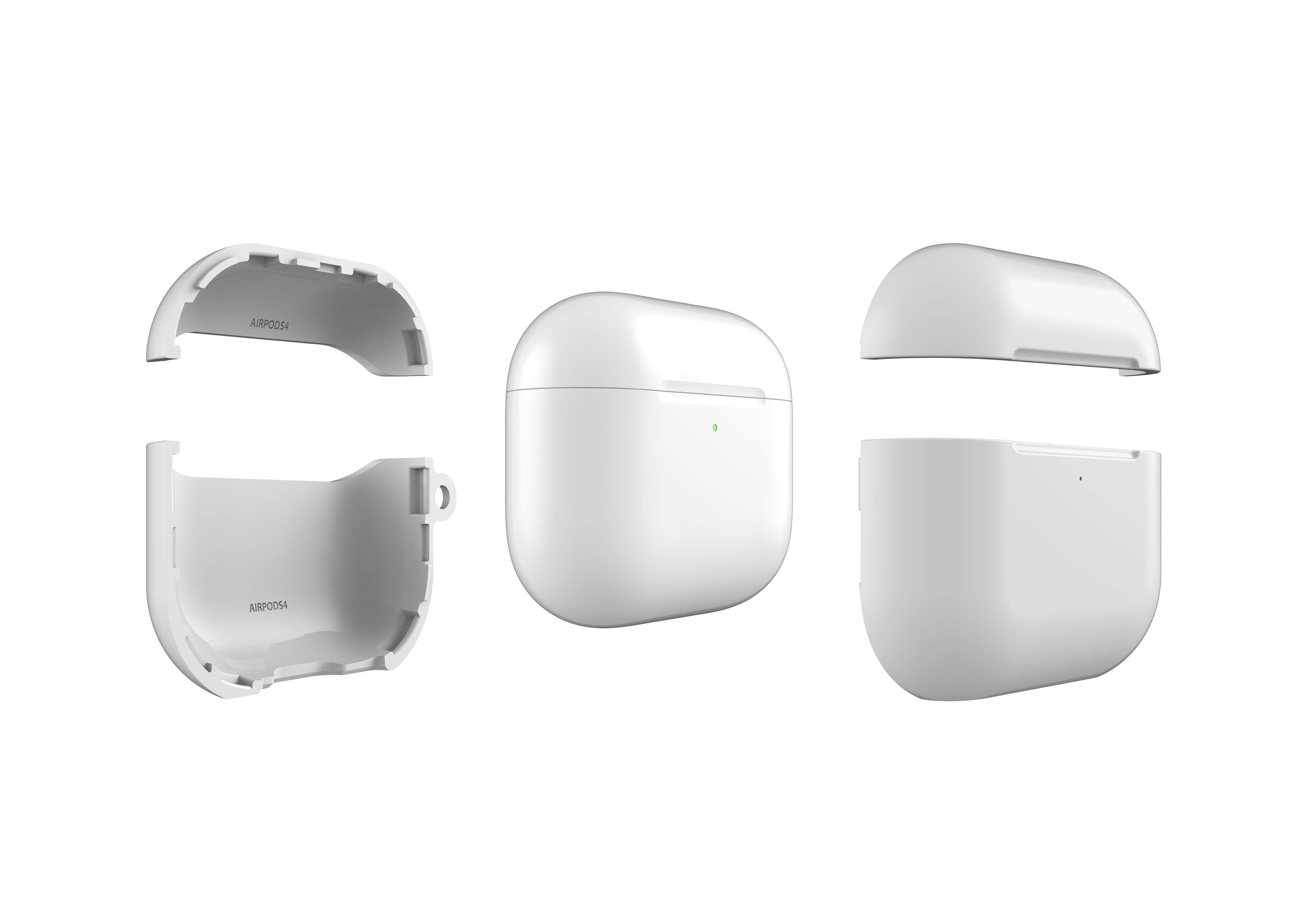 Frosty White AirPods 4 Case