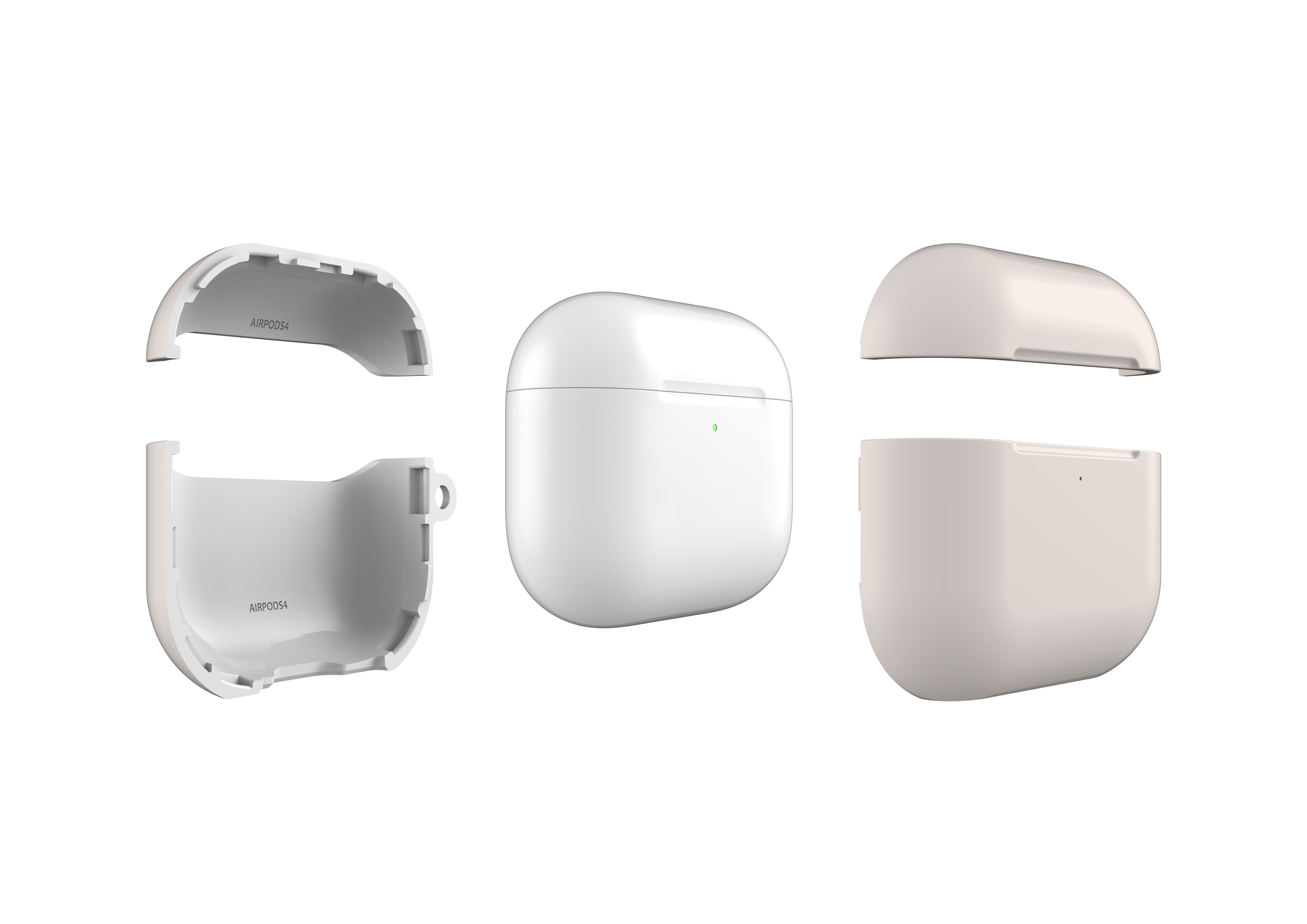 Frosty White AirPods 4 Case