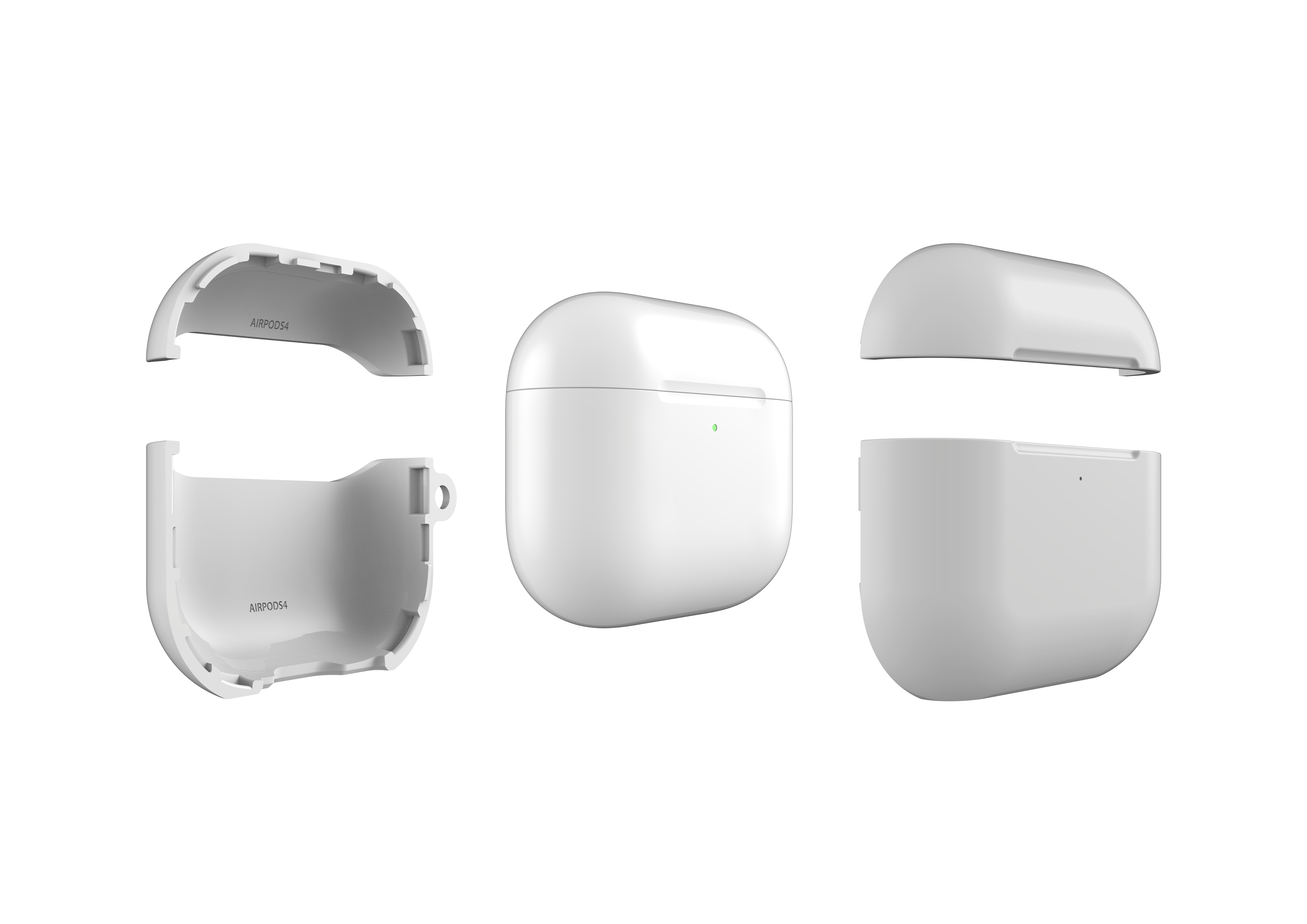 Frosty White AirPods 4 Case
