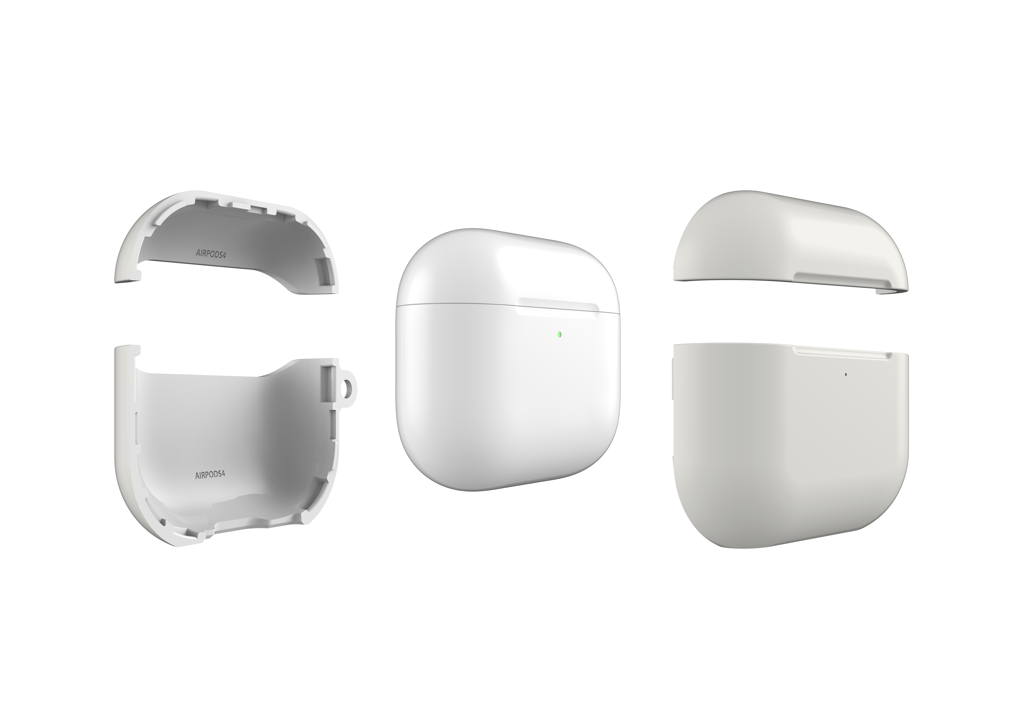 Frosty White AirPods 4 Case