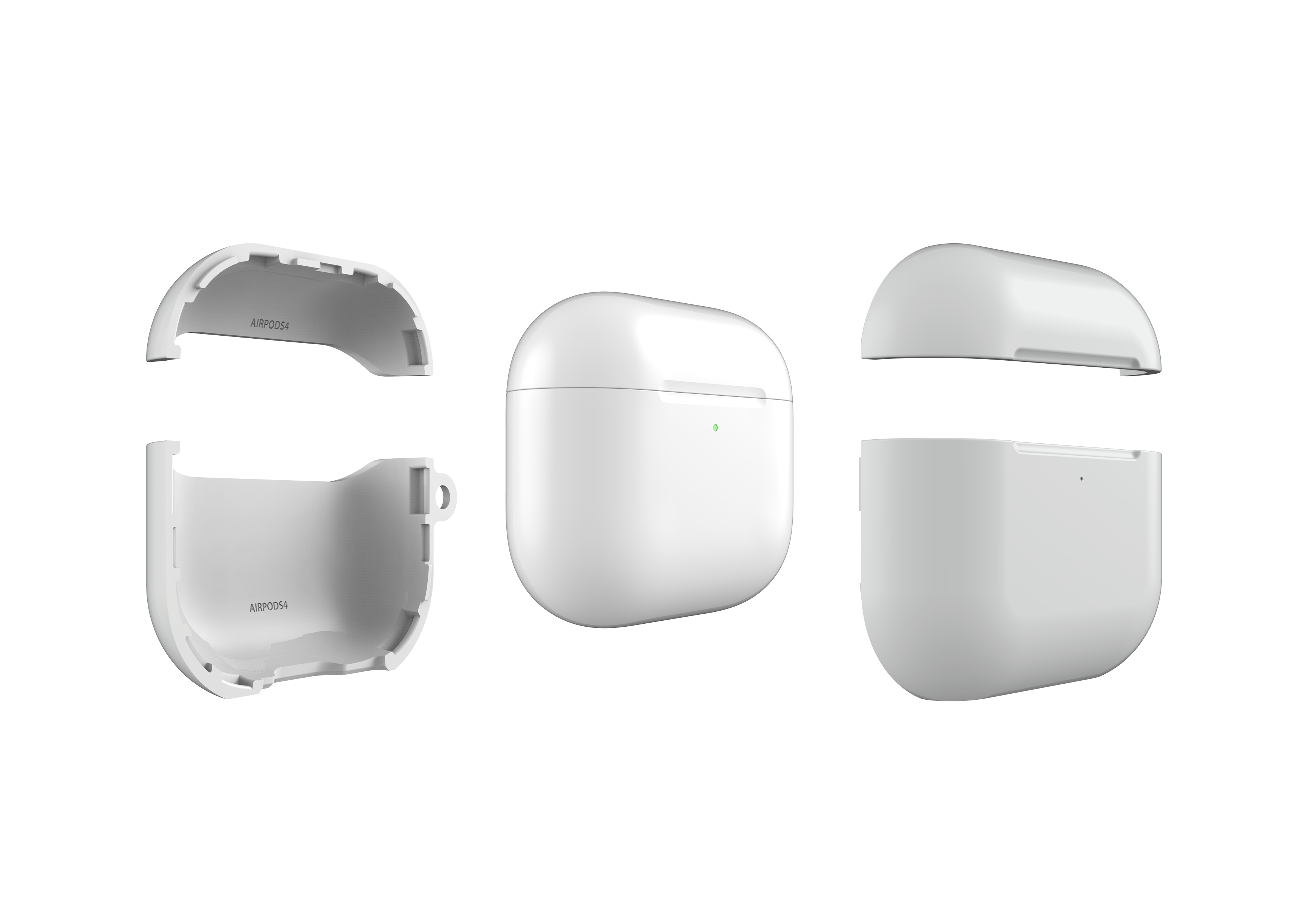Frosty White AirPods 4 Case