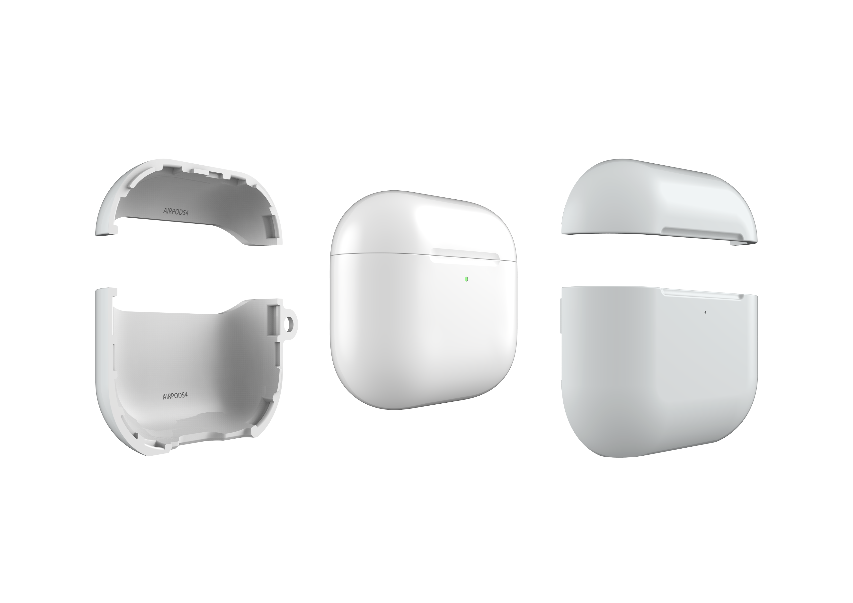 Frosty White AirPods 4 Case