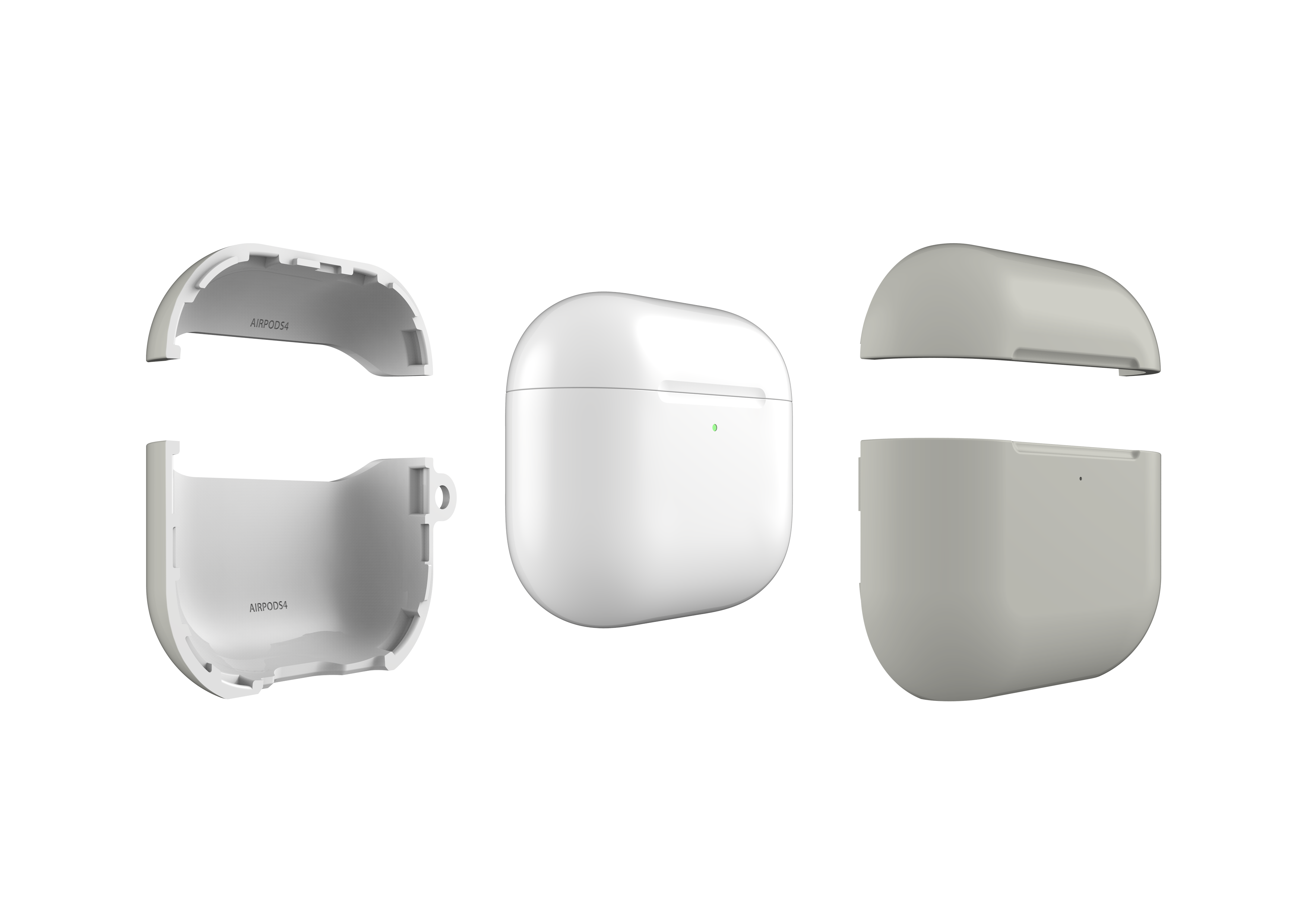Stormy Grey AirPods 4 Case