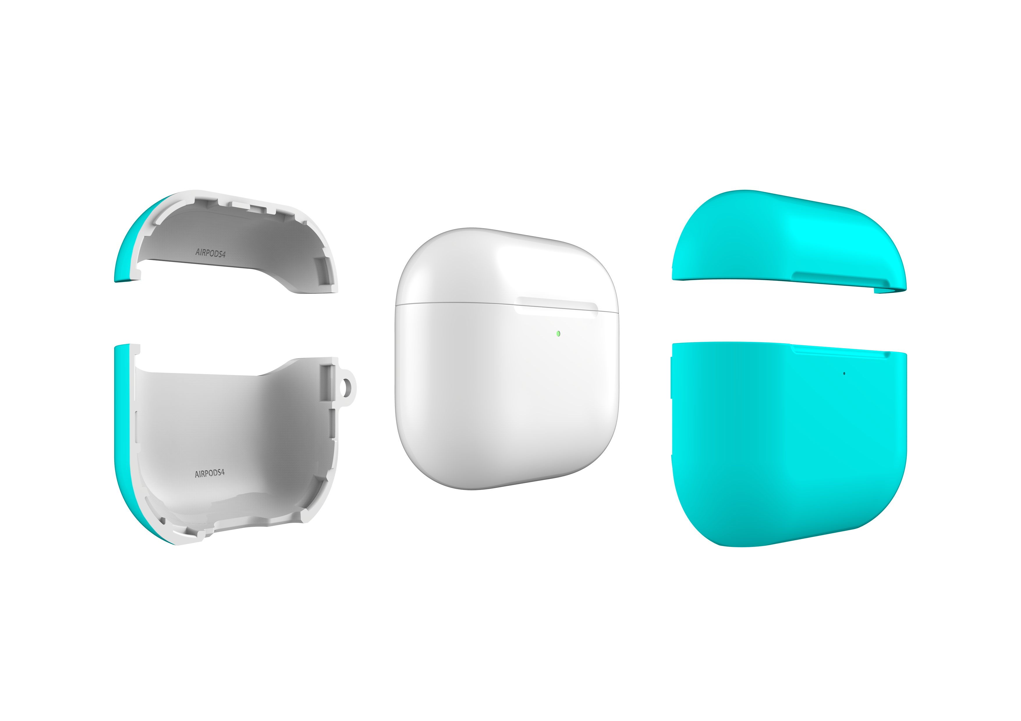 Blissful Blue AirPods 4 Case