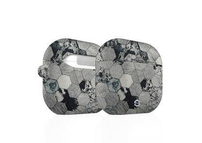 Monochrome Mosaic Airpods 4 Case