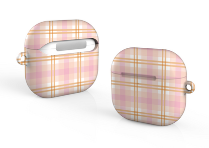 Beige Check  Airpods 4 Case