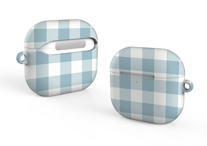 Teal Check Airpods 4 Case