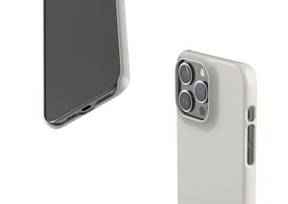 Frosty White Snap Case in Gloss - iPhone 15 Series